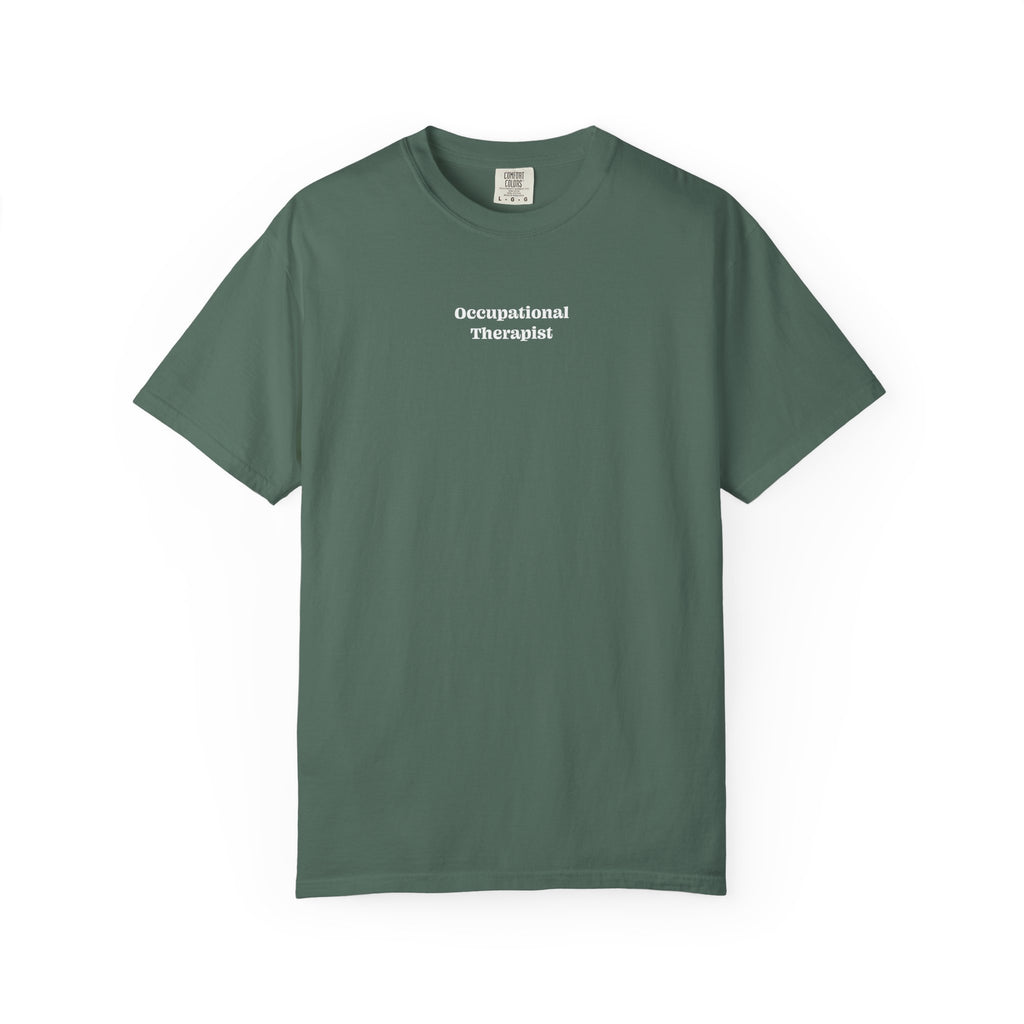 Retro 70s Font "Occupational Therapist" Comfort Colors T-Shirt