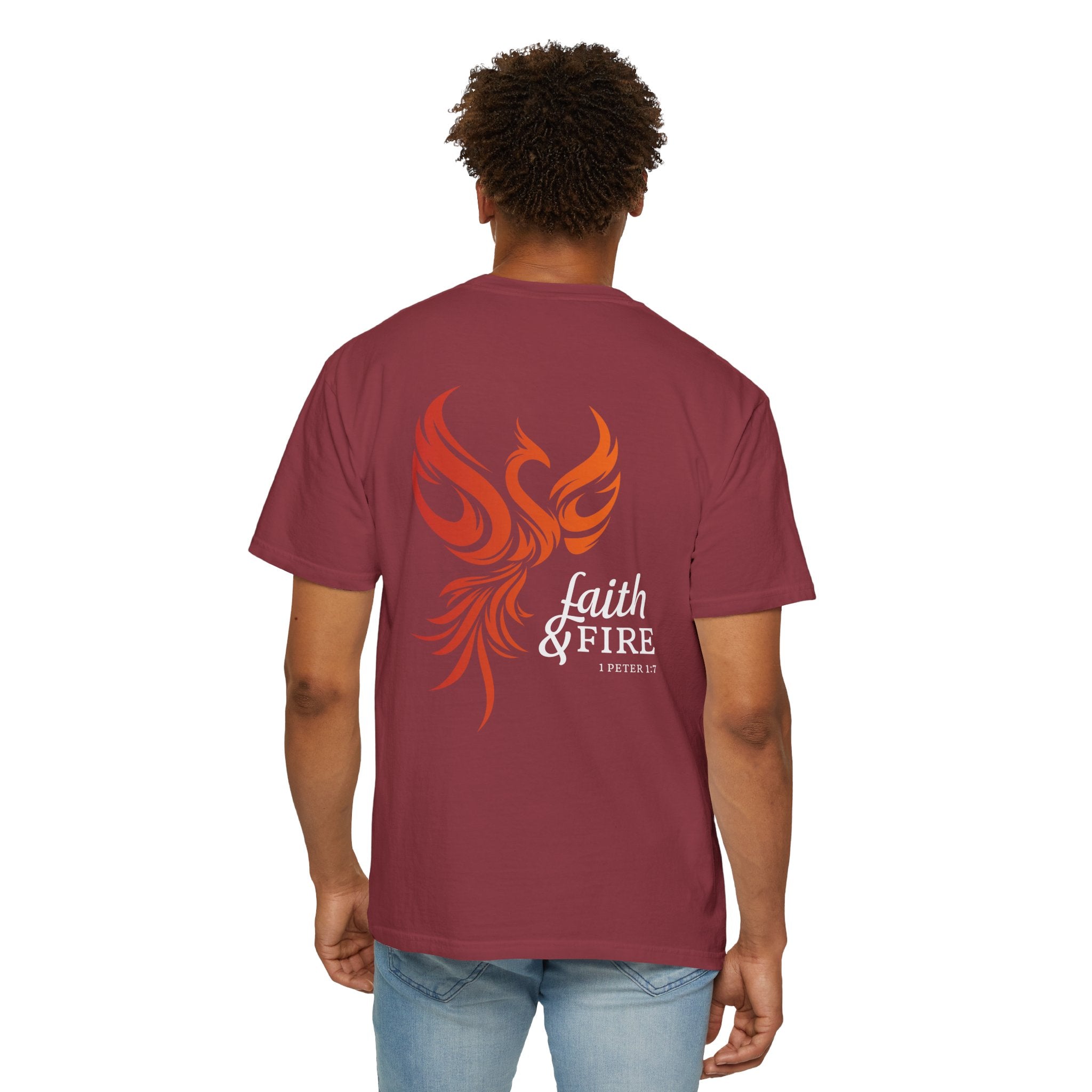 Phoenix Rising Faith & Fire Unisex T-Shirt