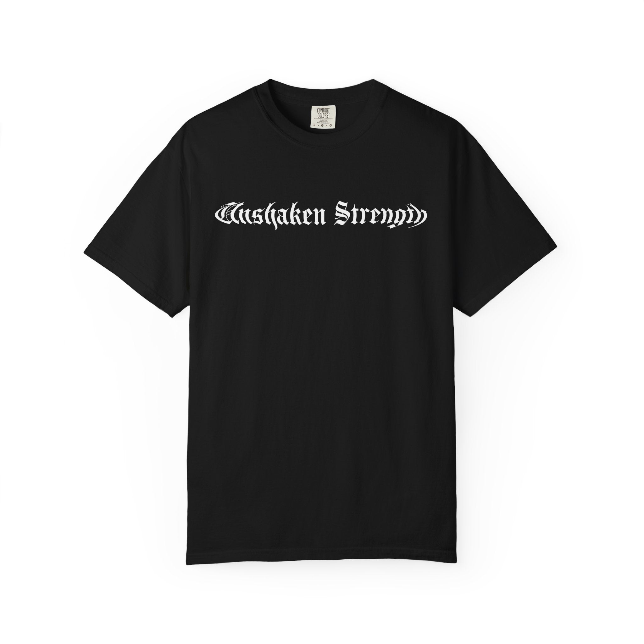 God is My Strength Unisex T-shirt Pump Cover with Psalm 28:7 Inspired Design