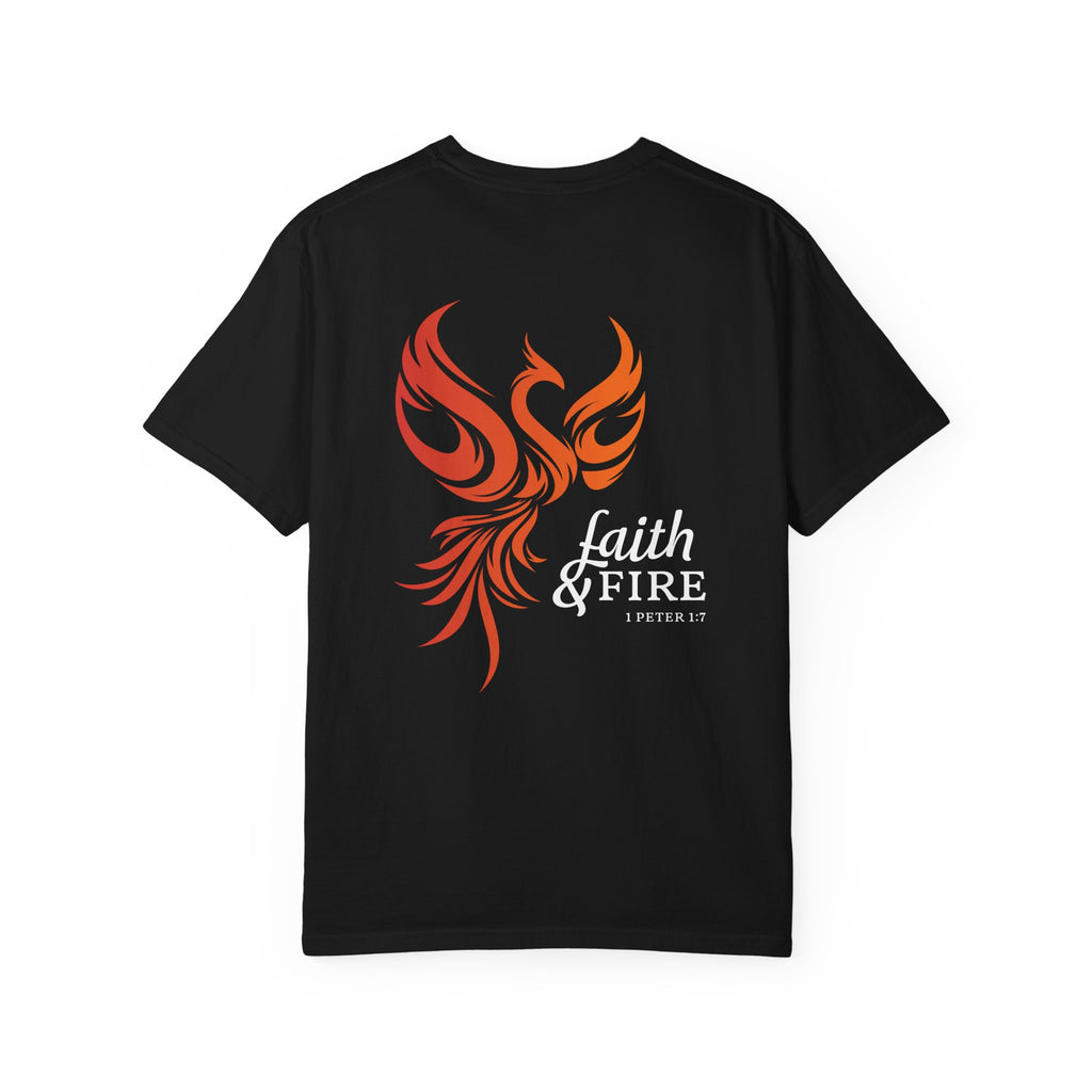 Phoenix Rising Faith & Fire Unisex T-Shirt