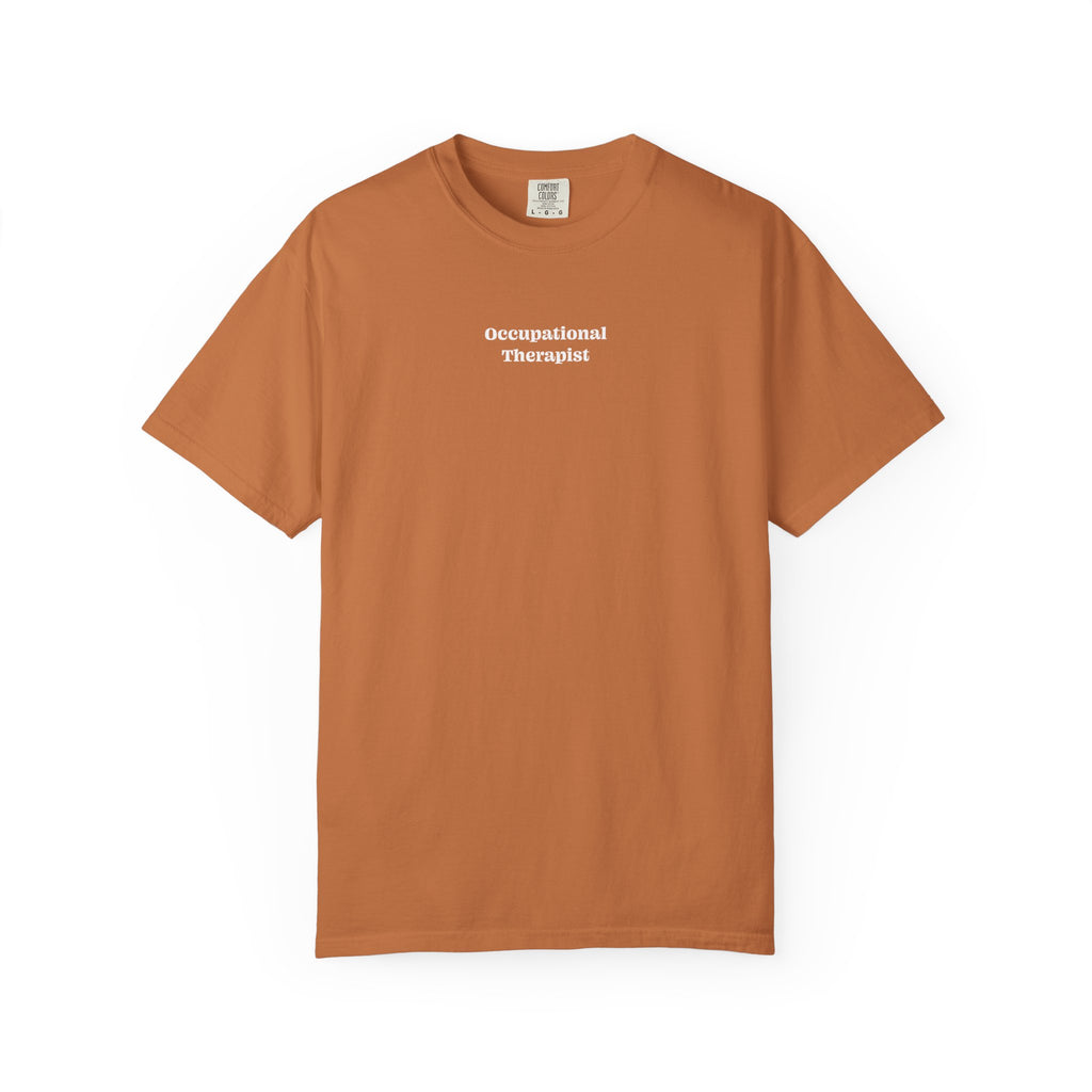 Retro 70s Font "Occupational Therapist" Comfort Colors T-Shirt