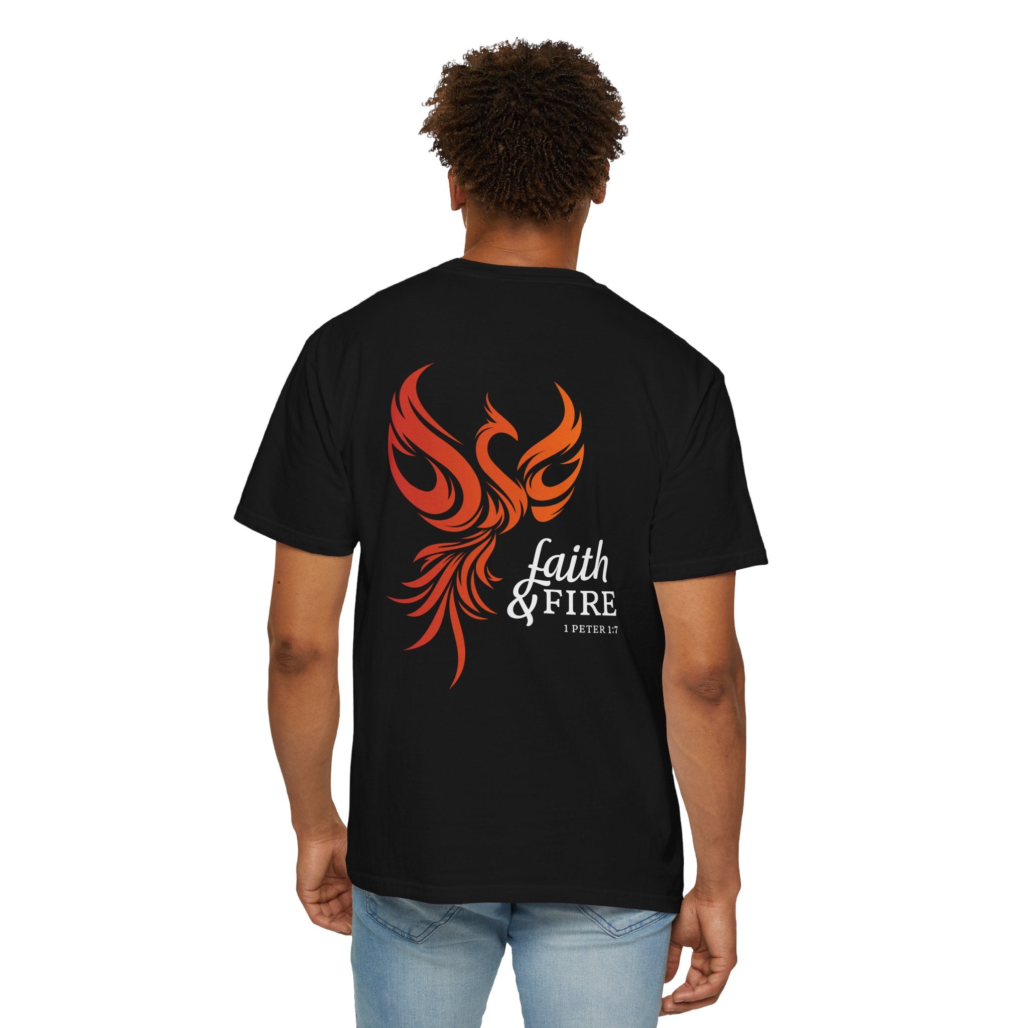 Phoenix Rising Faith & Fire Unisex T-Shirt