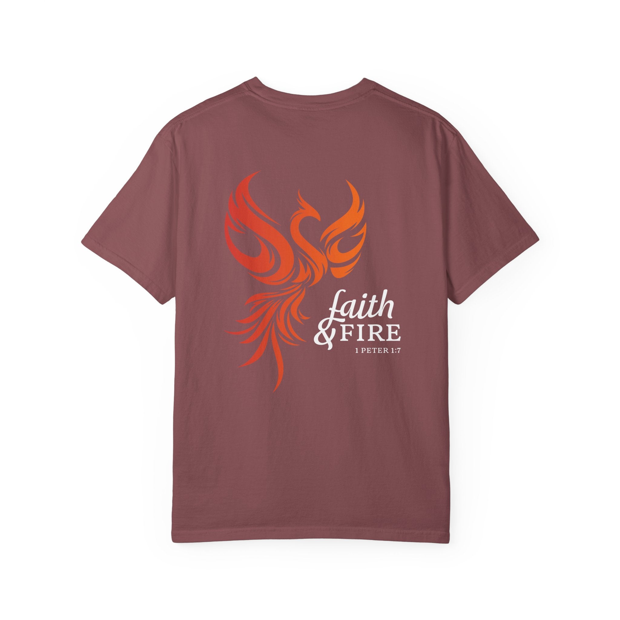 Phoenix Rising Faith & Fire Unisex T-Shirt