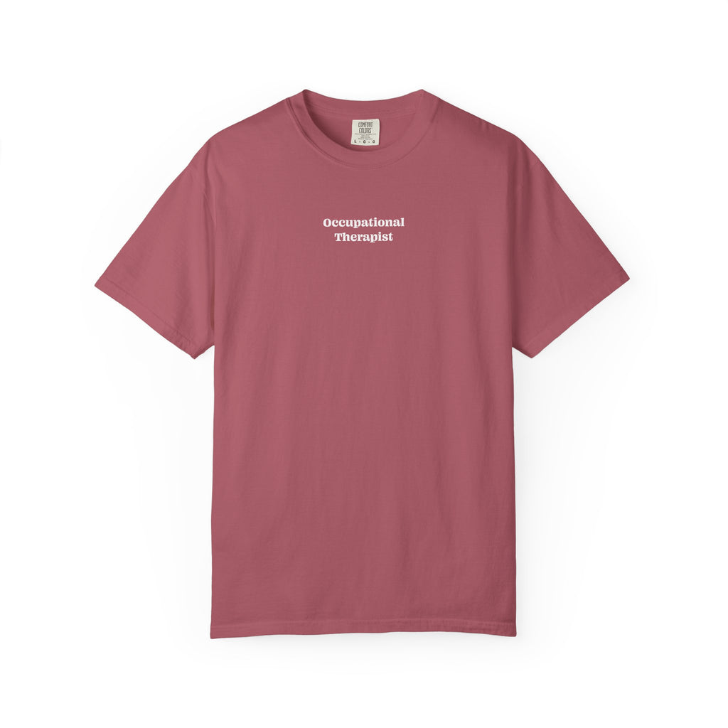 Retro 70s Font "Occupational Therapist" Comfort Colors T-Shirt