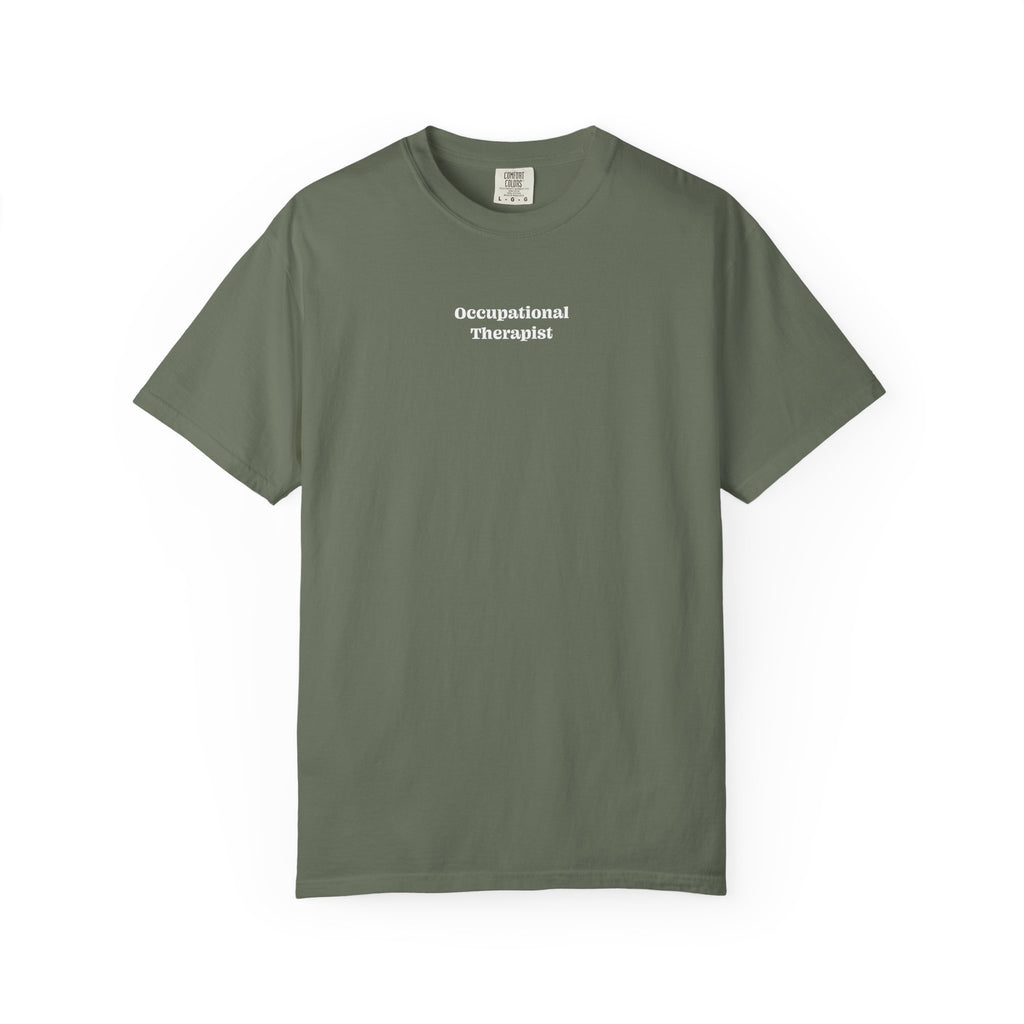 Retro 70s Font "Occupational Therapist" Comfort Colors T-Shirt