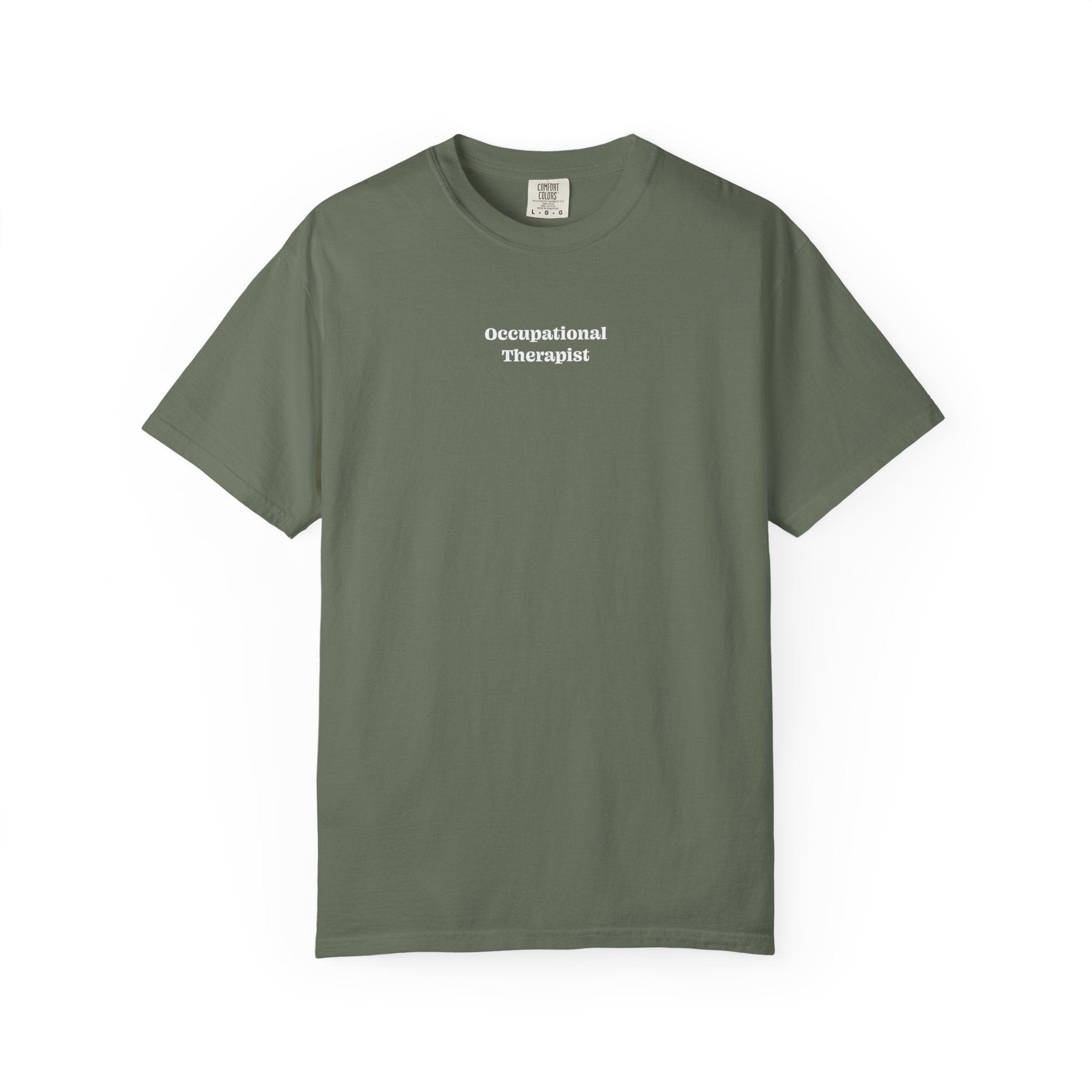 Retro 70s Font "Occupational Therapist" Comfort Colors T-Shirt