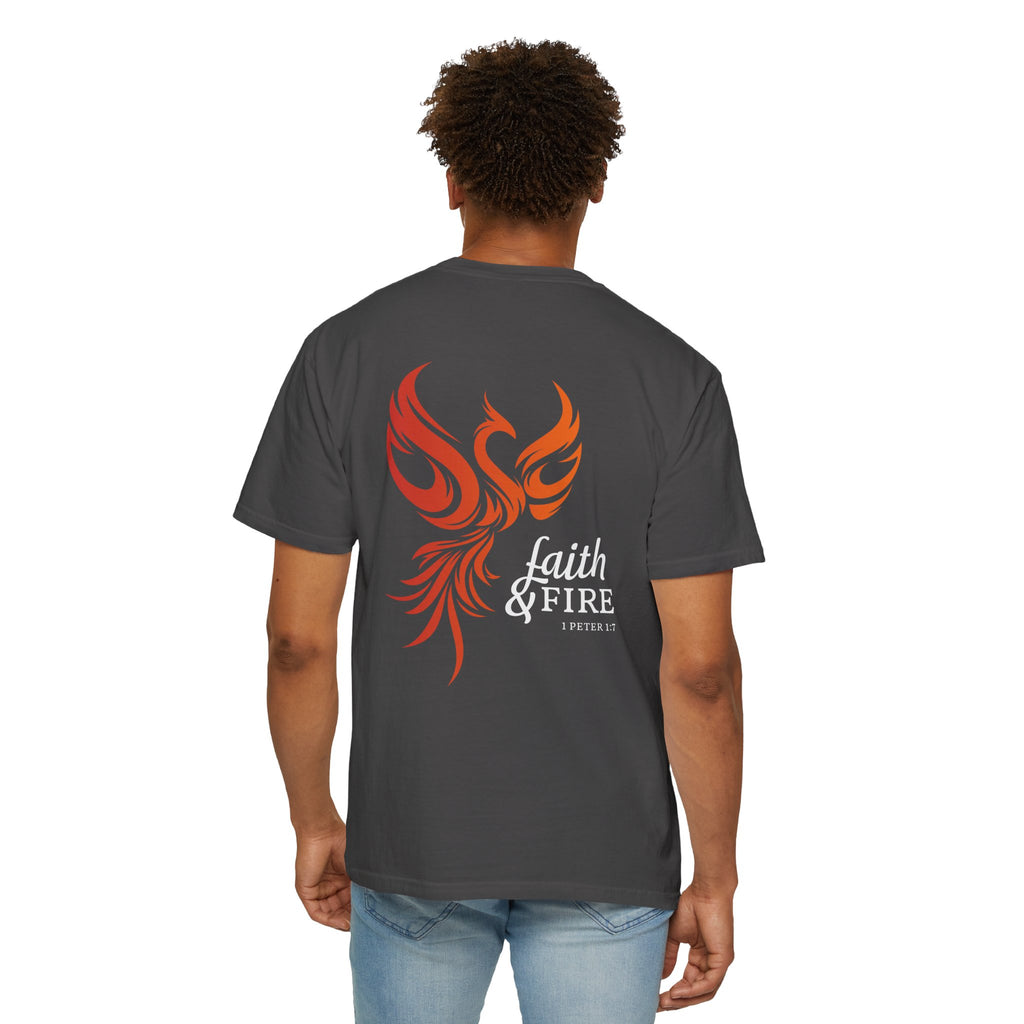 Phoenix Rising Faith & Fire Unisex T-Shirt