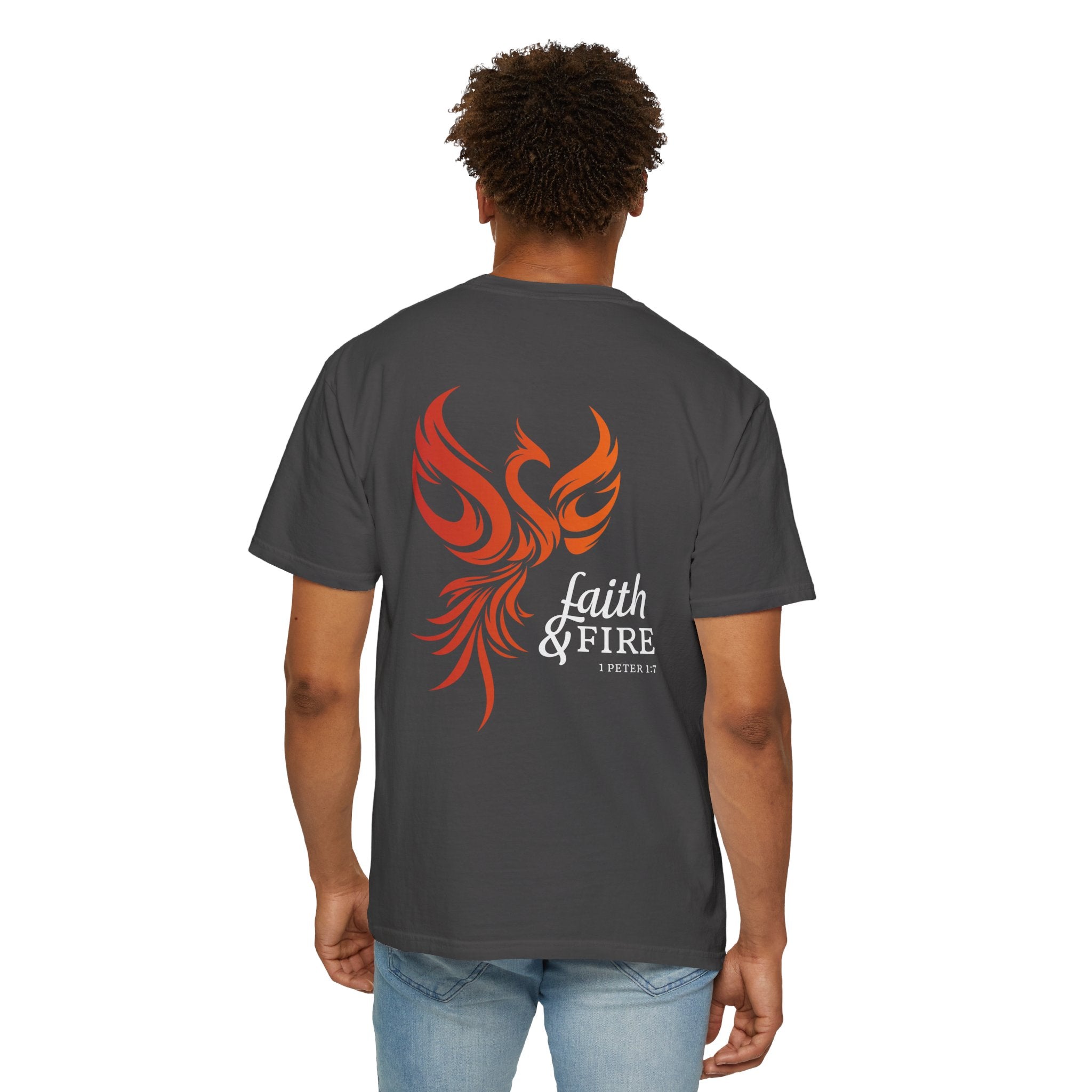 Phoenix Rising Faith & Fire Unisex T-Shirt