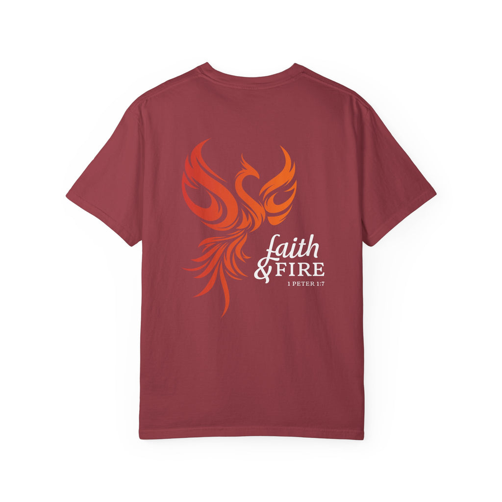 Phoenix Rising Faith & Fire Unisex T-Shirt