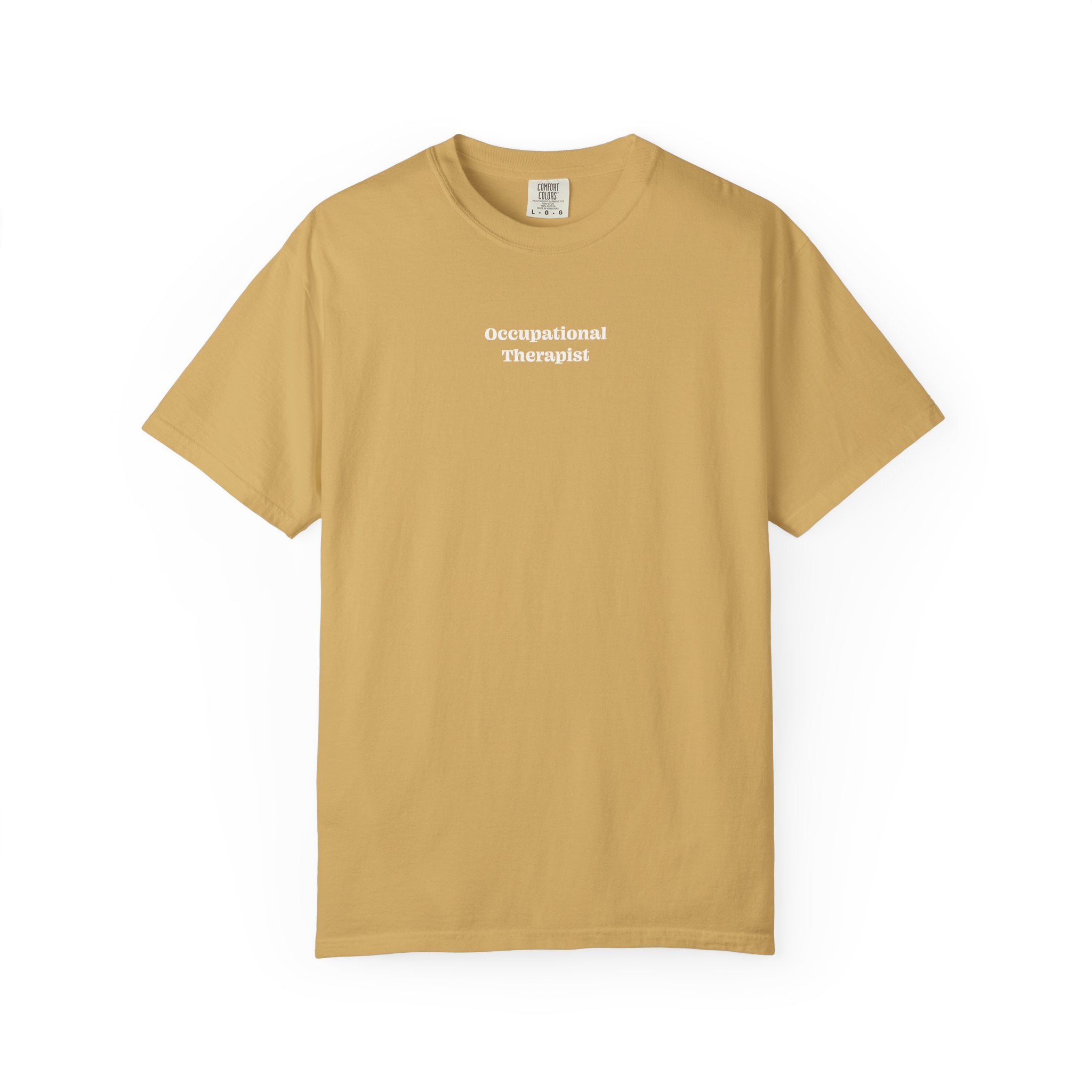 Retro 70s Font "Occupational Therapist" Comfort Colors T-Shirt