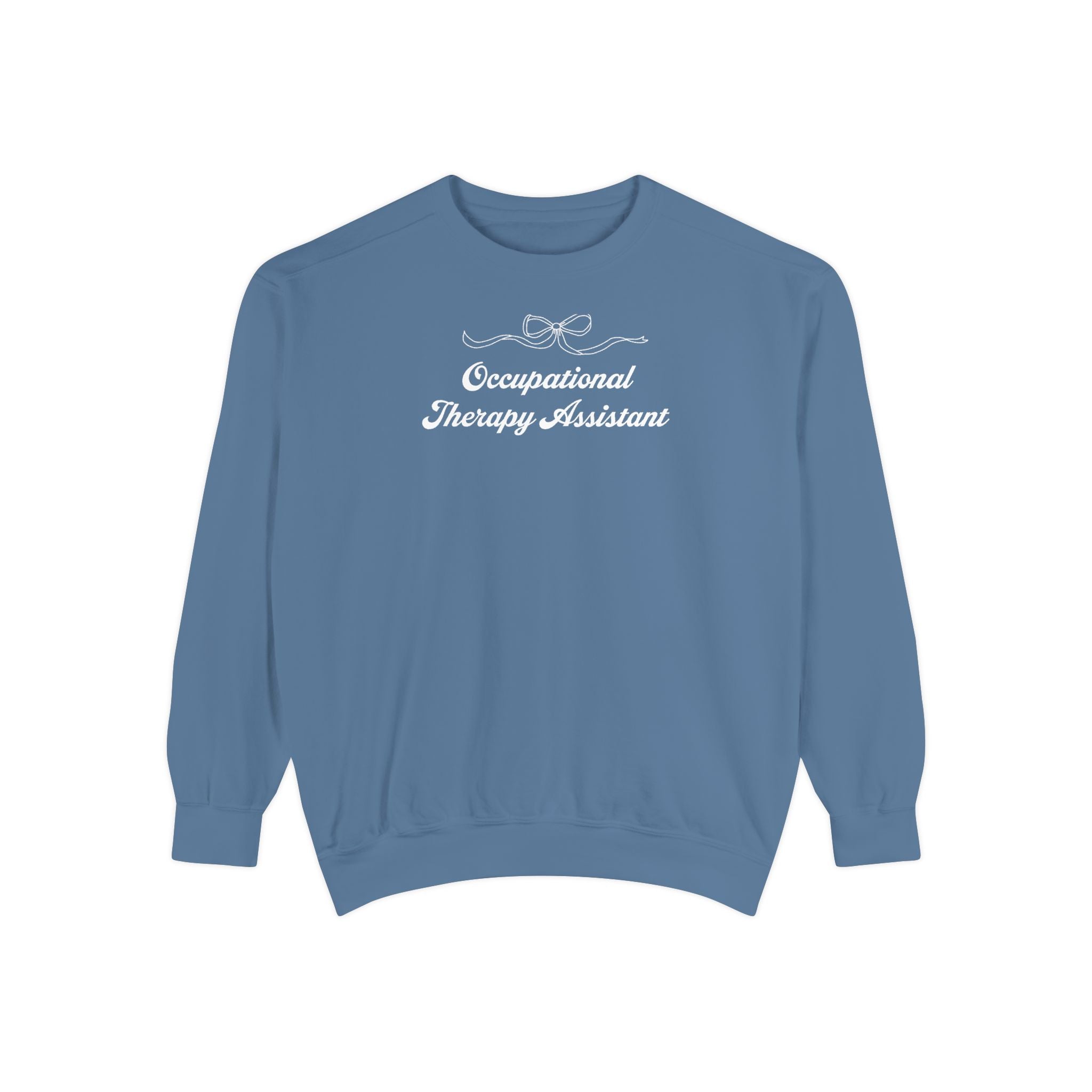 Occupational Therapy Assistant Crewneck Sweatshirt | Retro 70s, Coquette & More | Comfort Colors