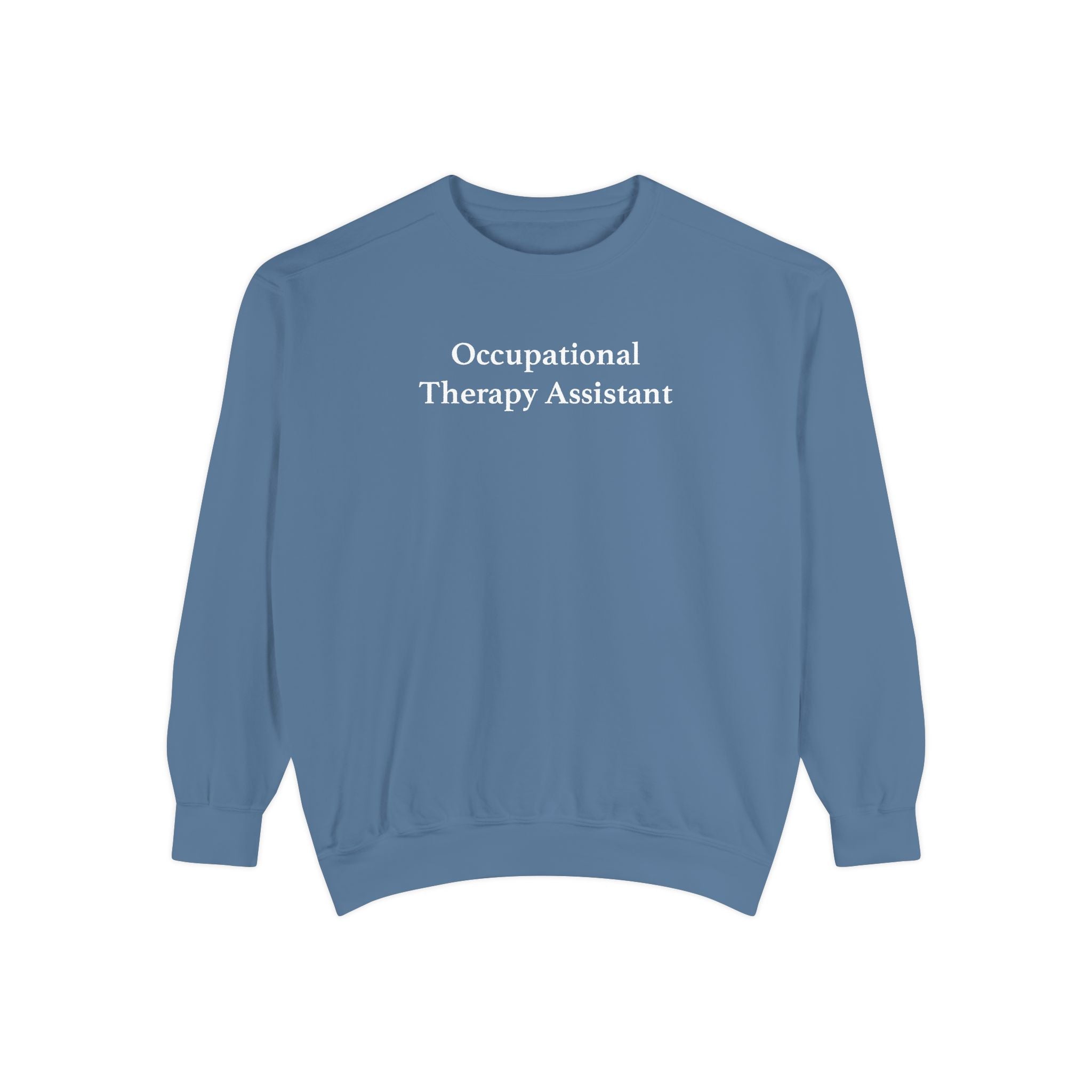 Occupational Therapy Assistant Crewneck Sweatshirt | Retro 70s, Coquette & More | Comfort Colors