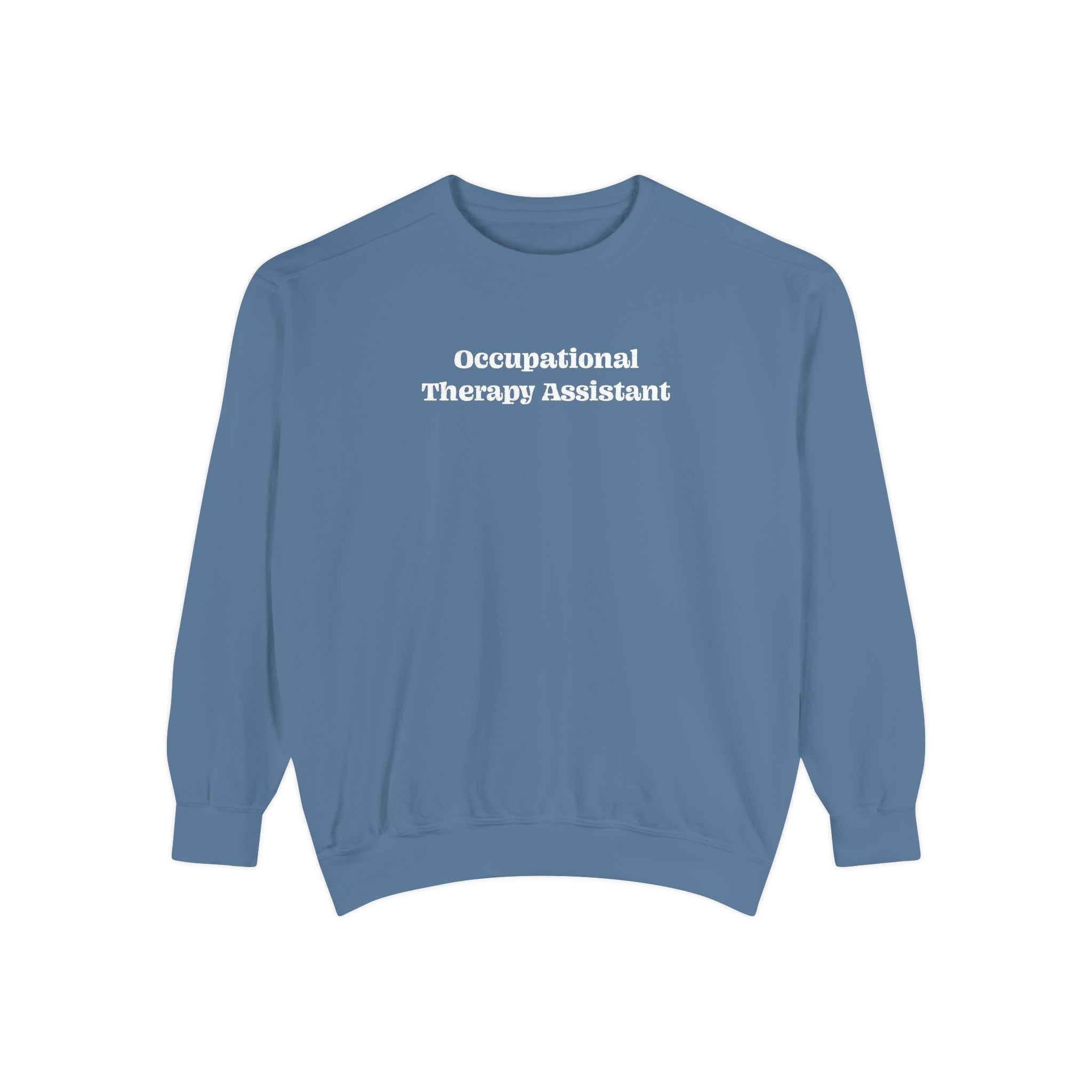 Occupational Therapy Assistant Crewneck Sweatshirt | Retro 70s, Coquette & More | Comfort Colors