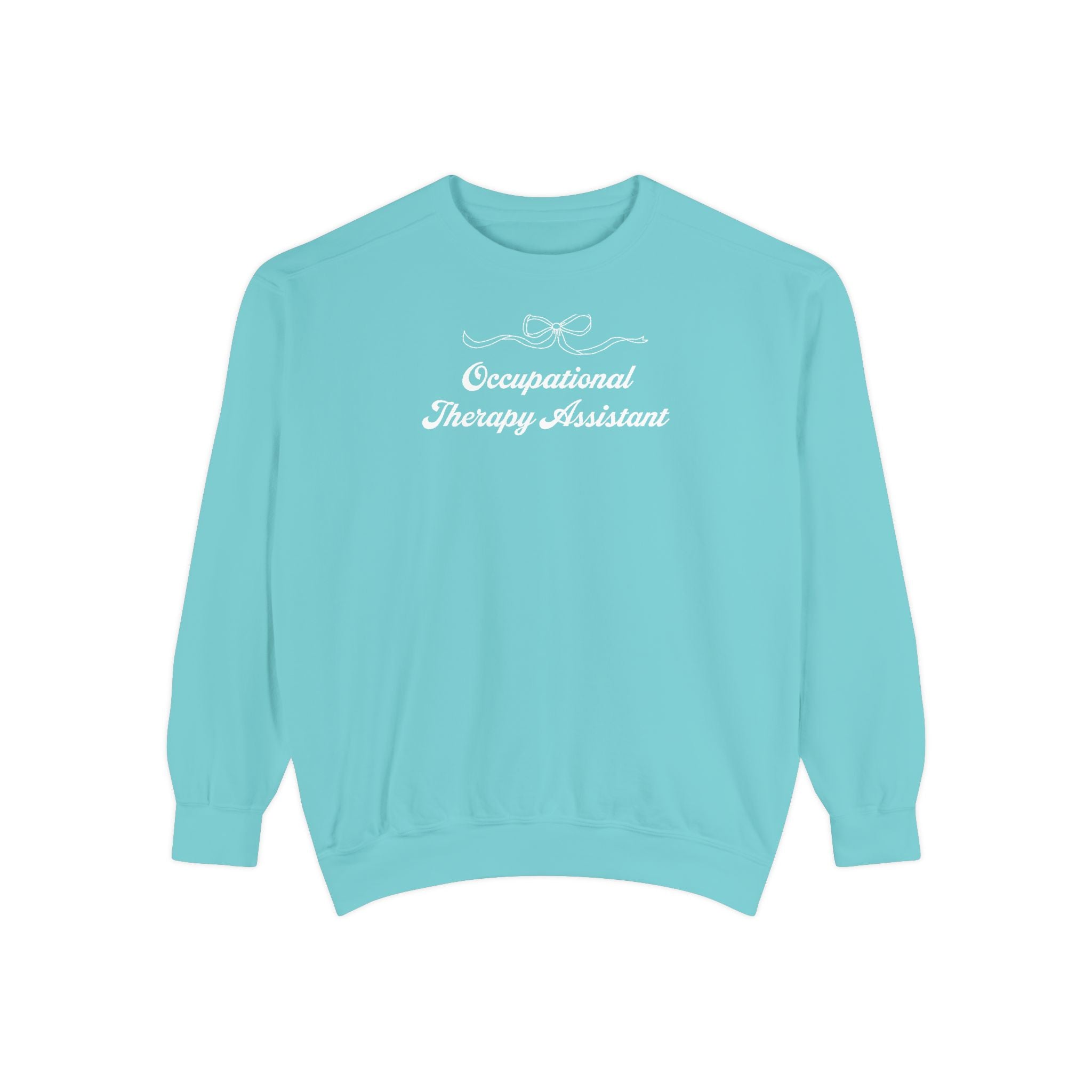 Occupational Therapy Assistant Crewneck Sweatshirt | Retro 70s, Coquette & More | Comfort Colors