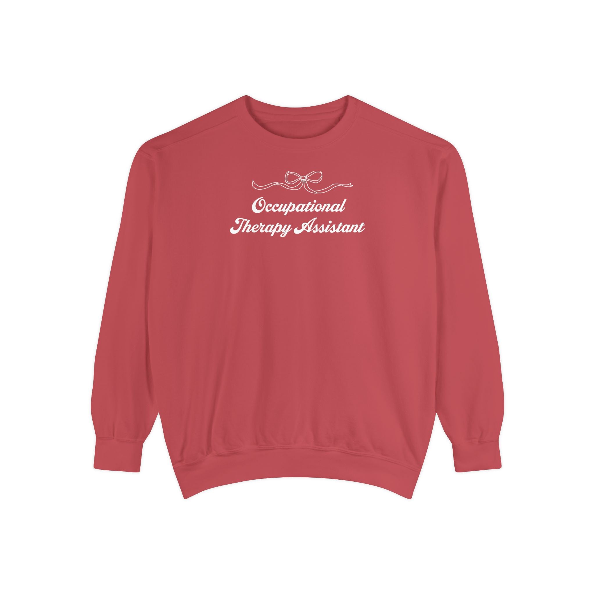 Occupational Therapy Assistant Crewneck Sweatshirt | Retro 70s, Coquette & More | Comfort Colors