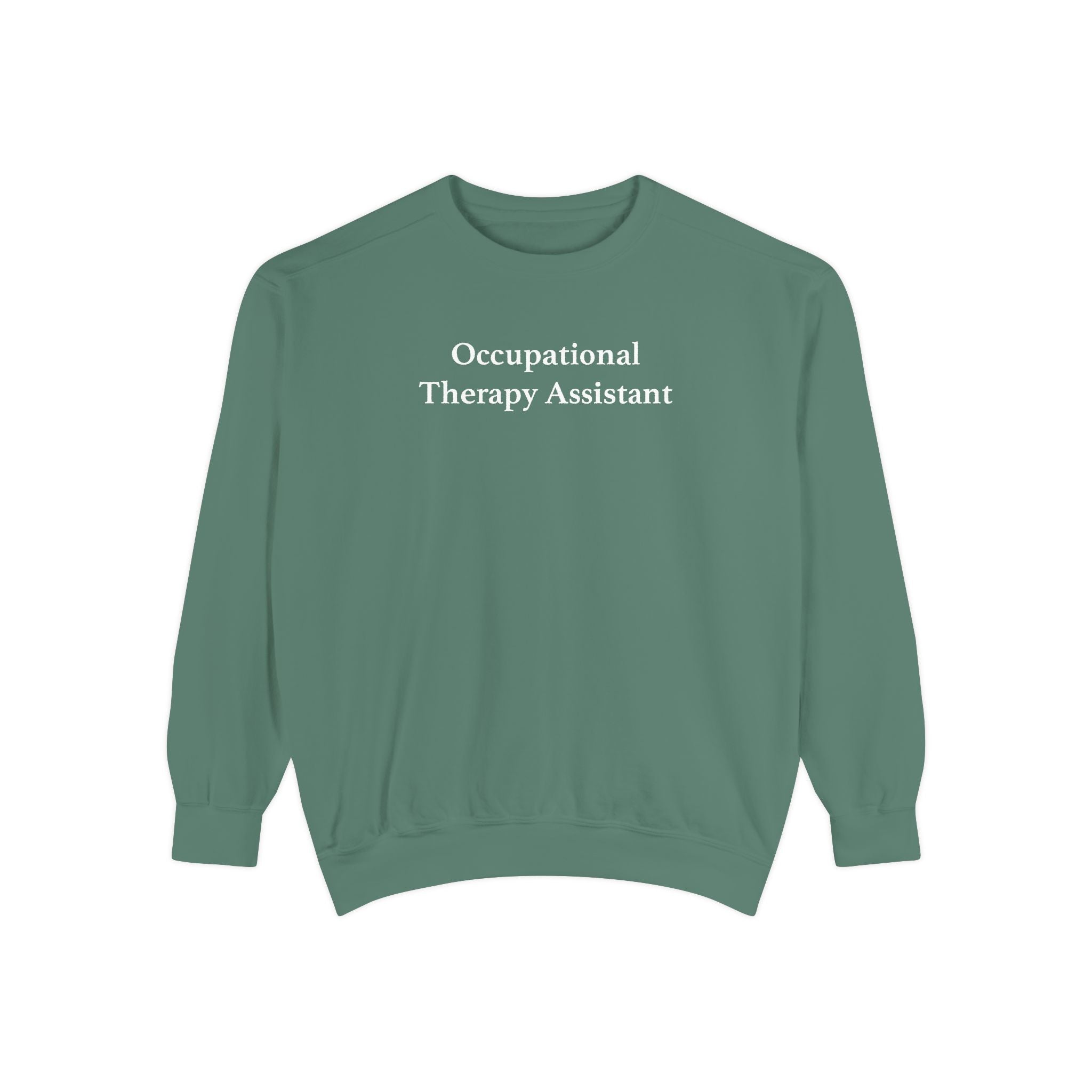 Occupational Therapy Assistant Crewneck Sweatshirt | Retro 70s, Coquette & More | Comfort Colors