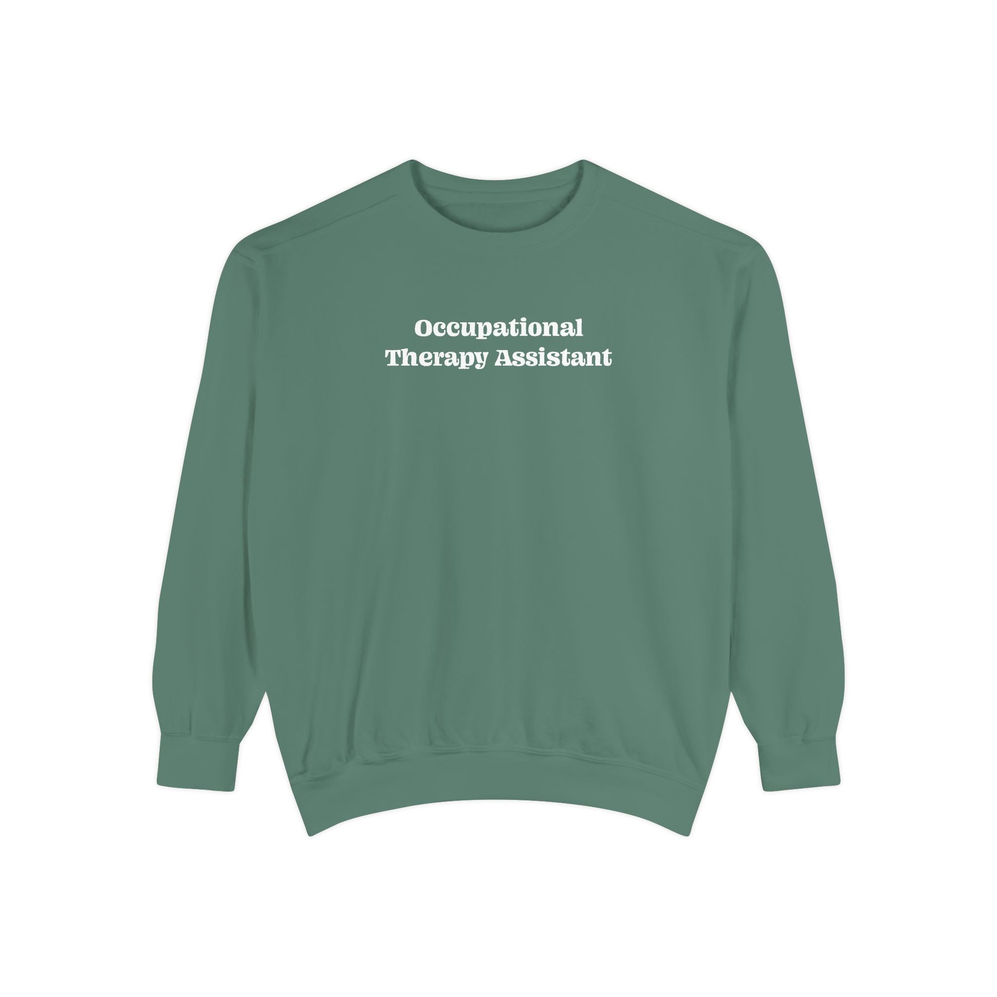 Occupational Therapy Assistant Crewneck Sweatshirt | Retro 70s, Coquette & More | Comfort Colors