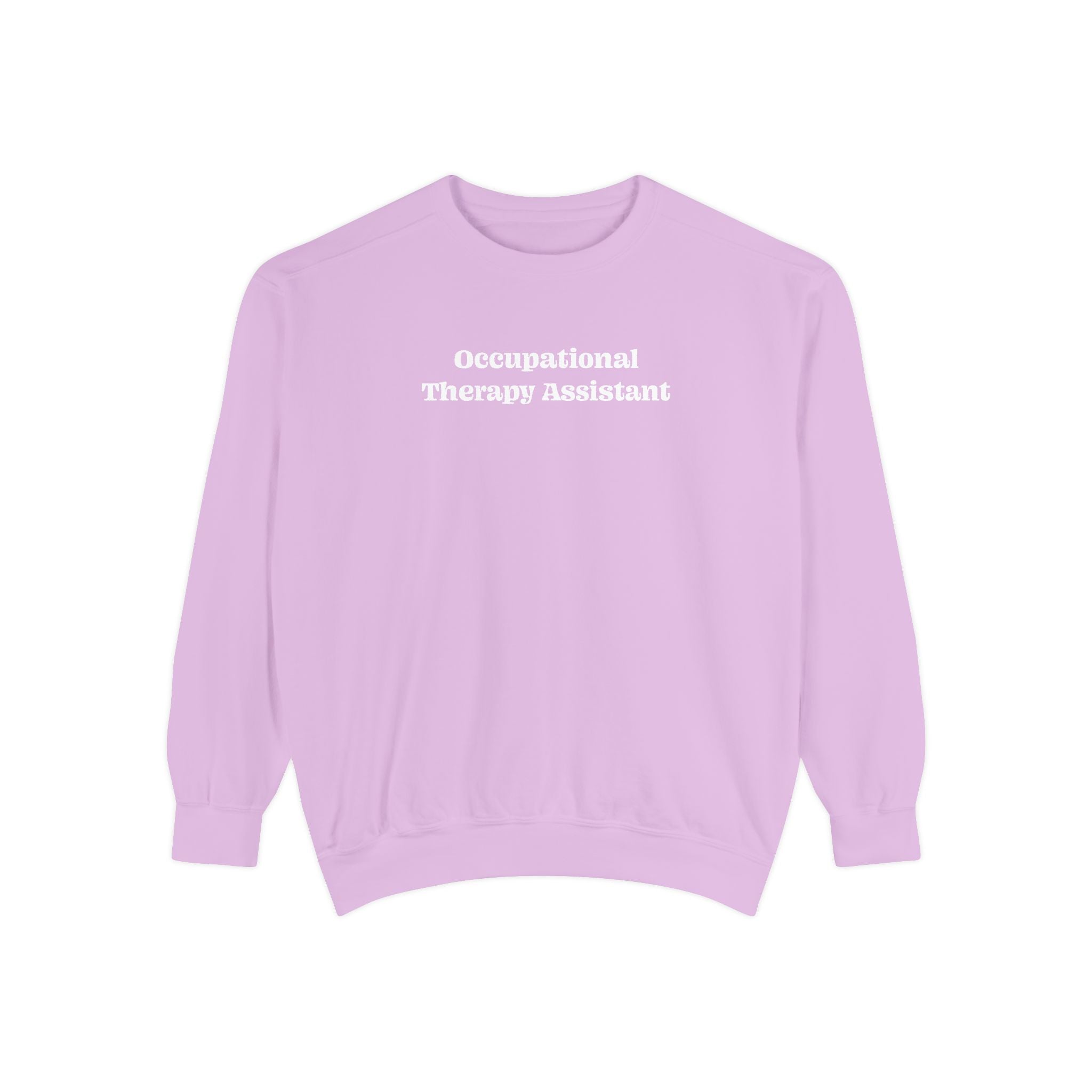 Occupational Therapy Assistant Crewneck Sweatshirt | Retro 70s, Coquette & More | Comfort Colors
