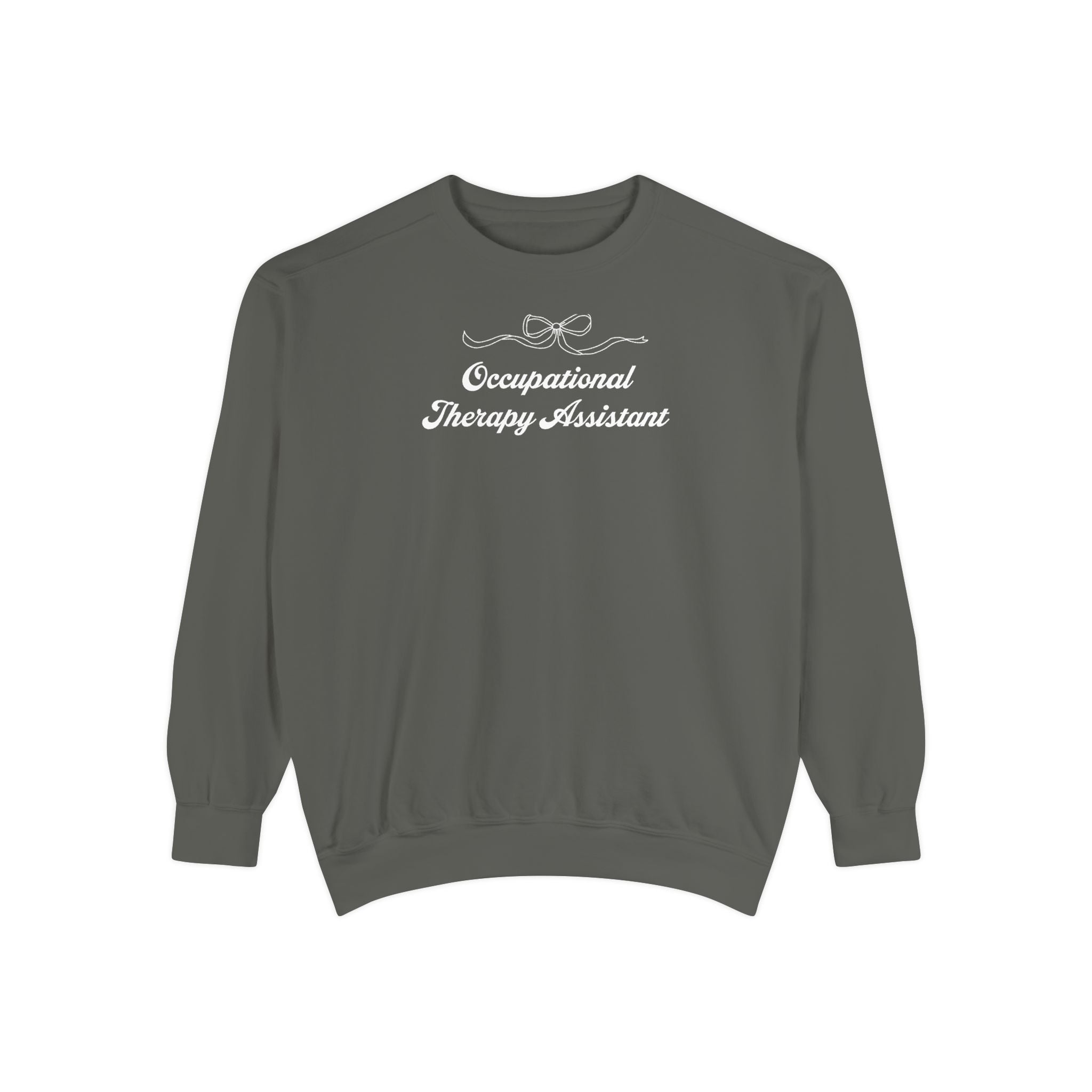 Occupational Therapy Assistant Crewneck Sweatshirt | Retro 70s, Coquette & More | Comfort Colors