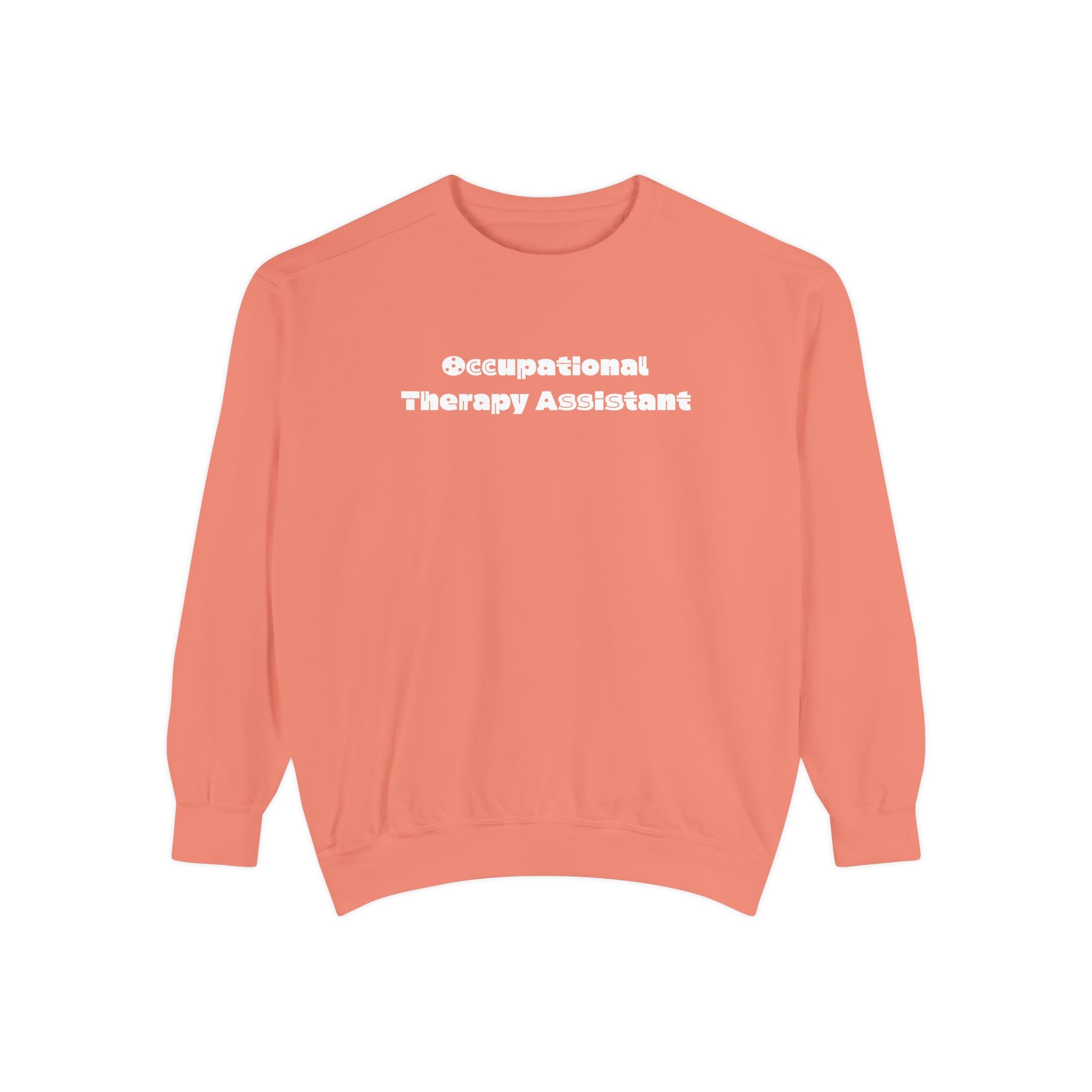 Occupational Therapy Assistant Crewneck Sweatshirt | Retro 70s, Coquette & More | Comfort Colors