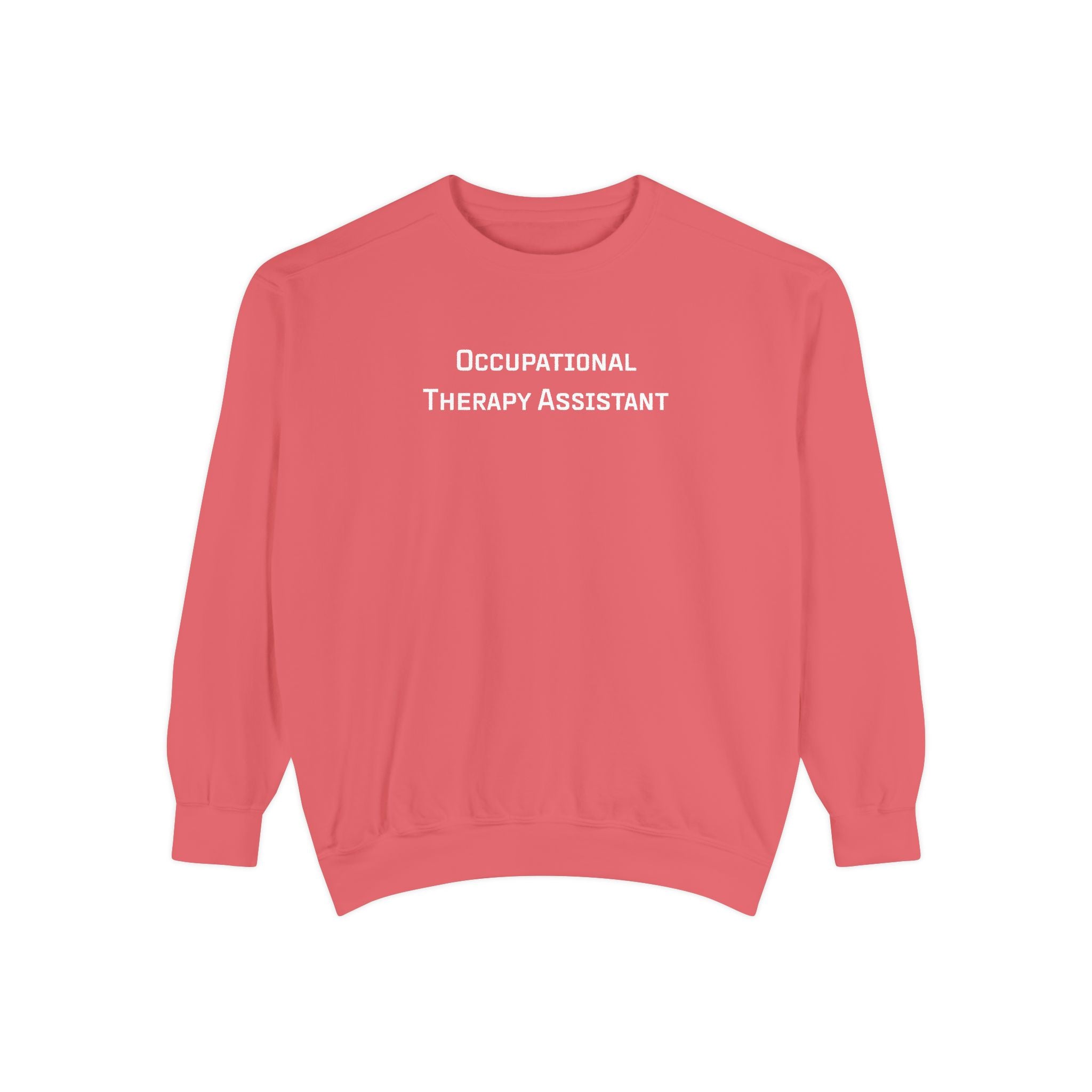 Occupational Therapy Assistant Crewneck Sweatshirt | Retro 70s, Coquette & More | Comfort Colors