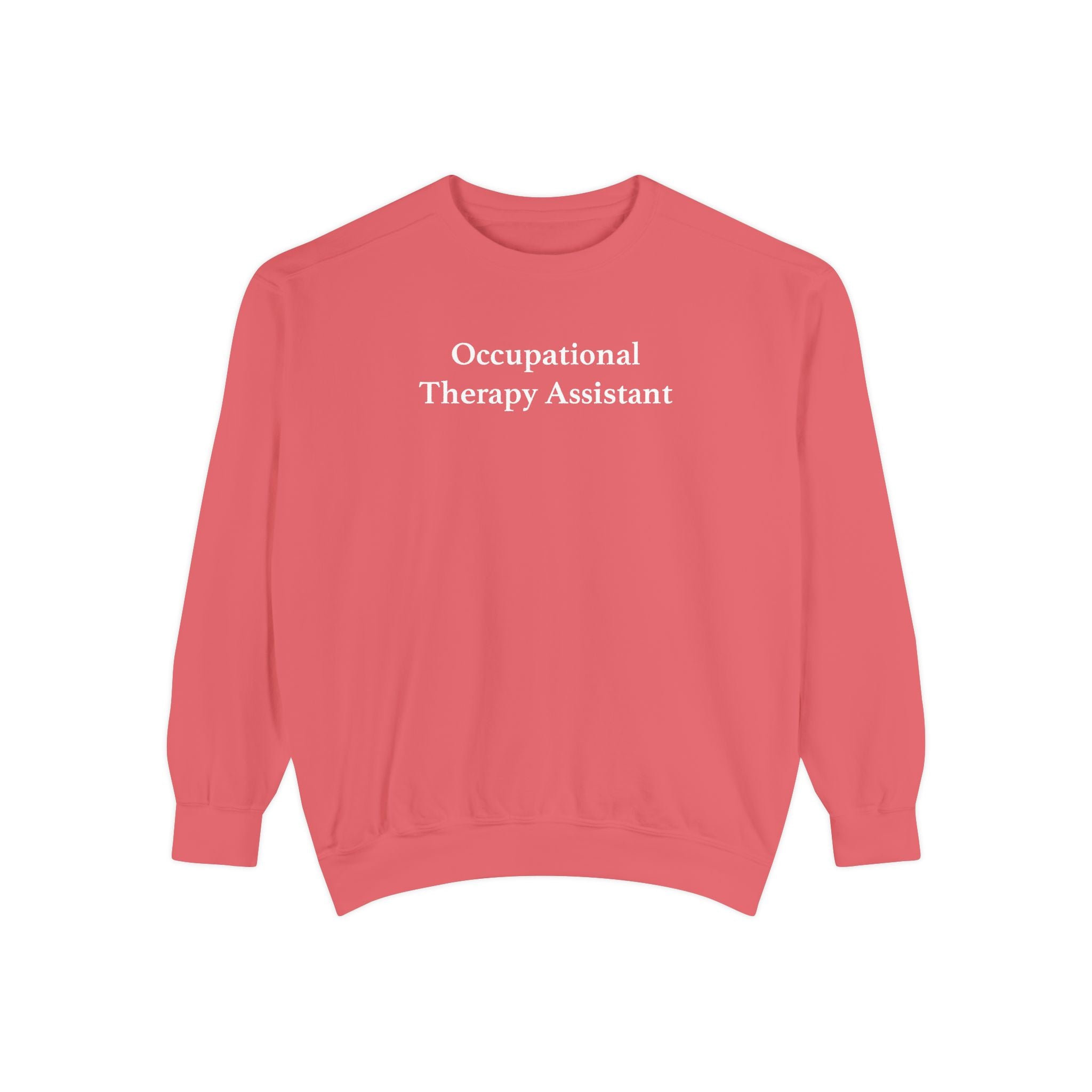 Occupational Therapy Assistant Crewneck Sweatshirt | Retro 70s, Coquette & More | Comfort Colors