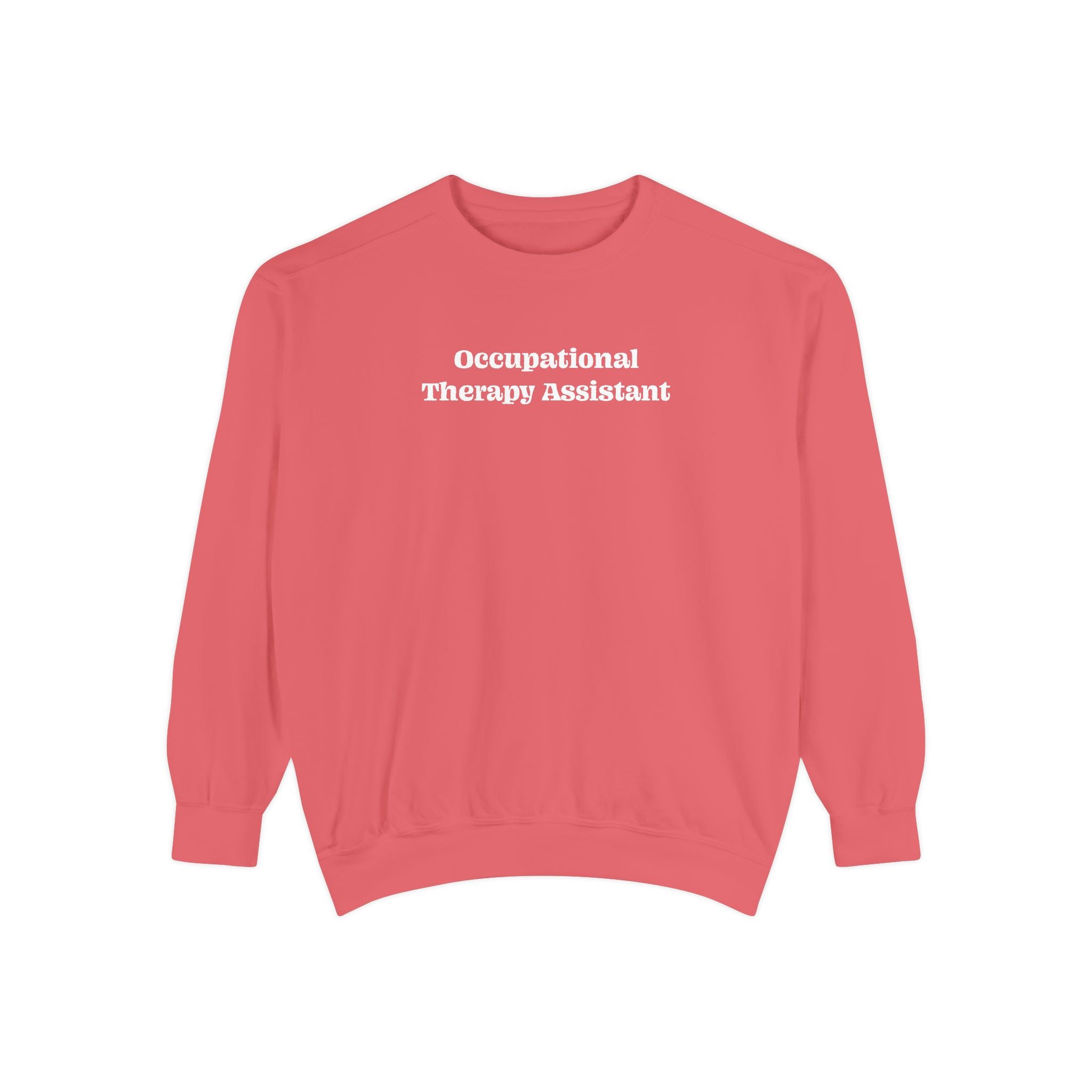 Occupational Therapy Assistant Crewneck Sweatshirt | Retro 70s, Coquette & More | Comfort Colors