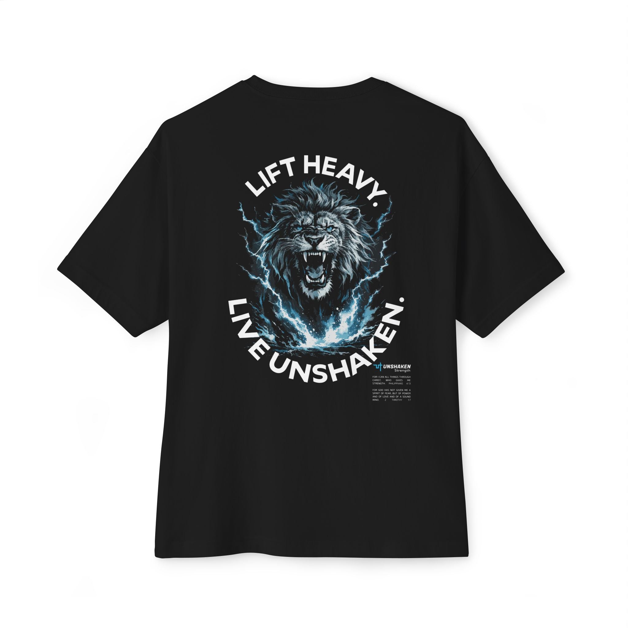 Lift Heavy Live Unshaken heavyweight boxy tee