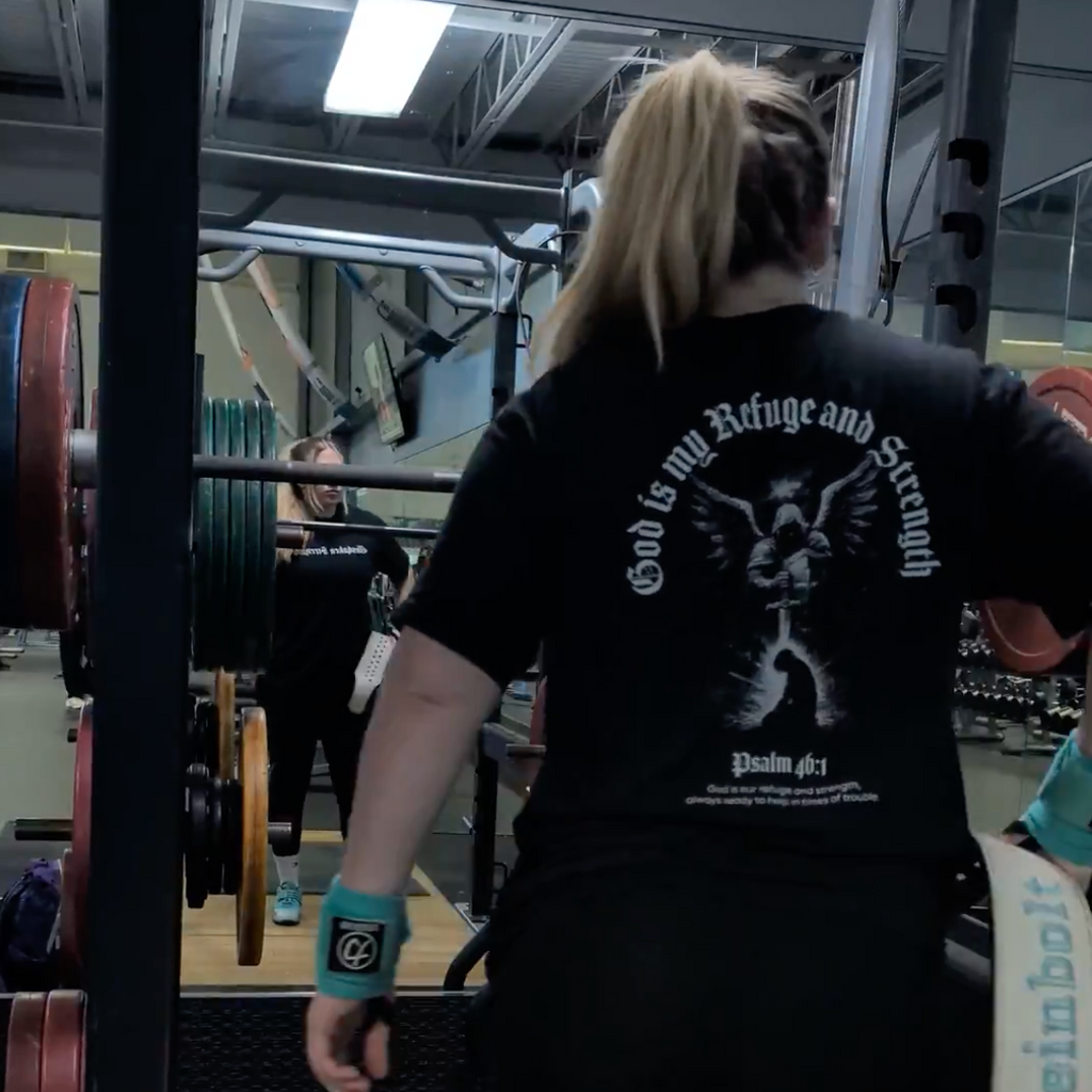 God is my refuge and strength oversized gym tee

Christian faith heavyweight boxy t-shirt

Unshaken Strength scripture gym tee