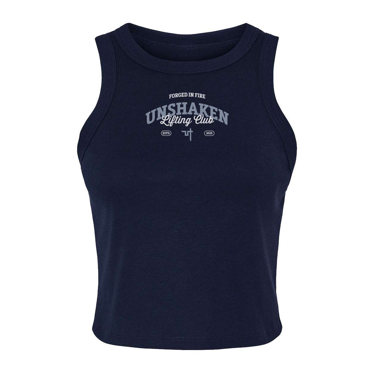 Unshaken Lifting Club cropped tank top