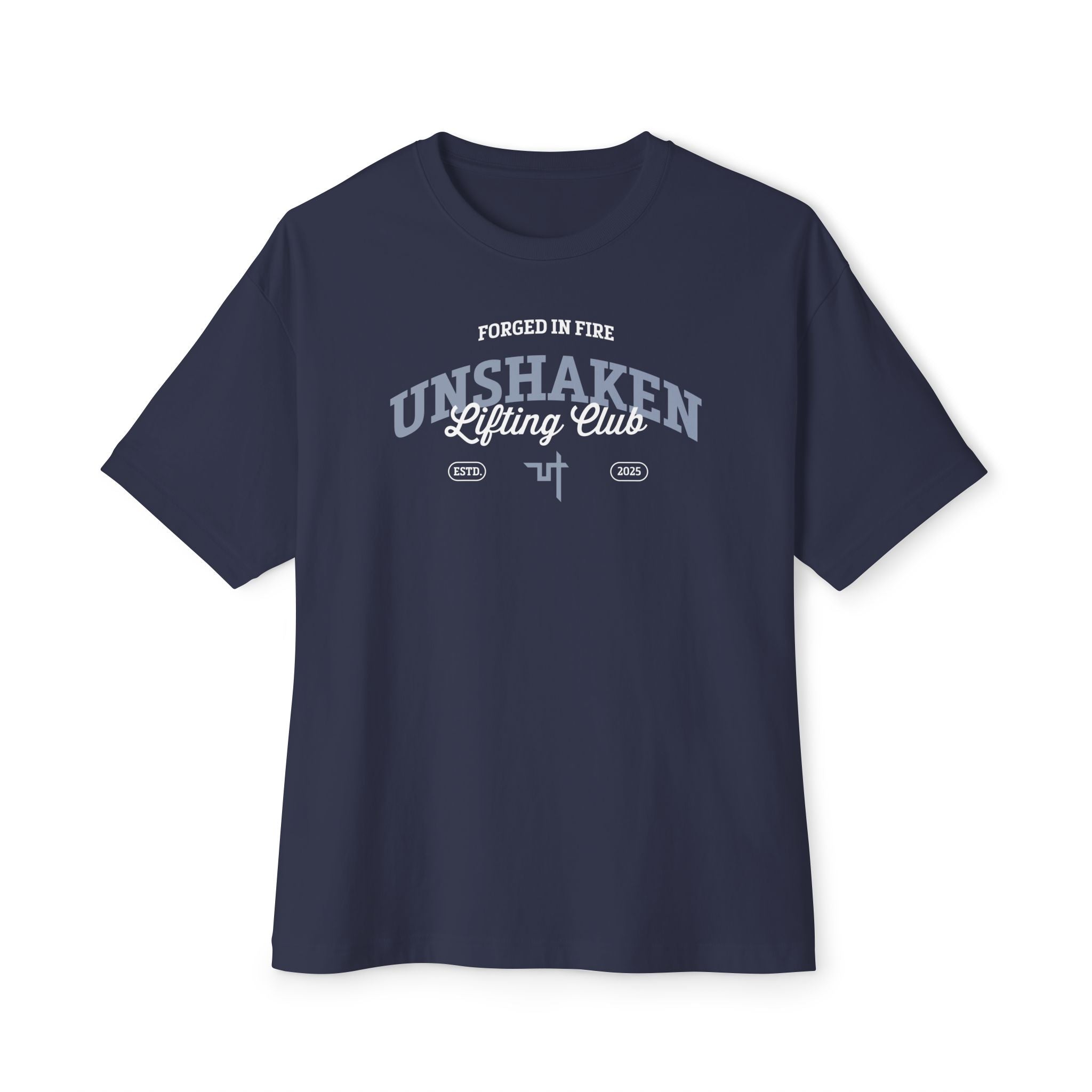 Unshaken Lifting Club heavyweight boxy shirt

Oversized gym t-shirt for lifters

Christian lifting club tee