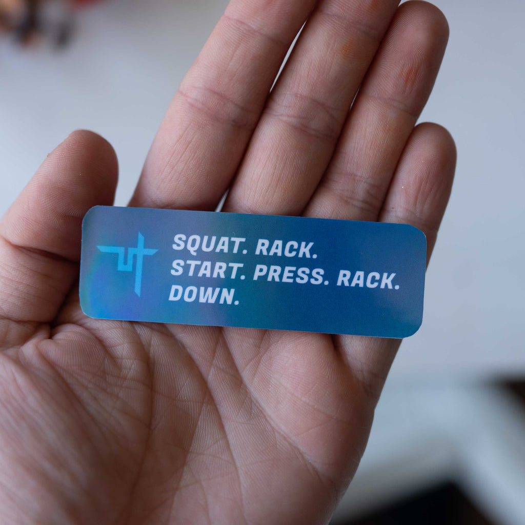 Powerlifting Commands Sticker