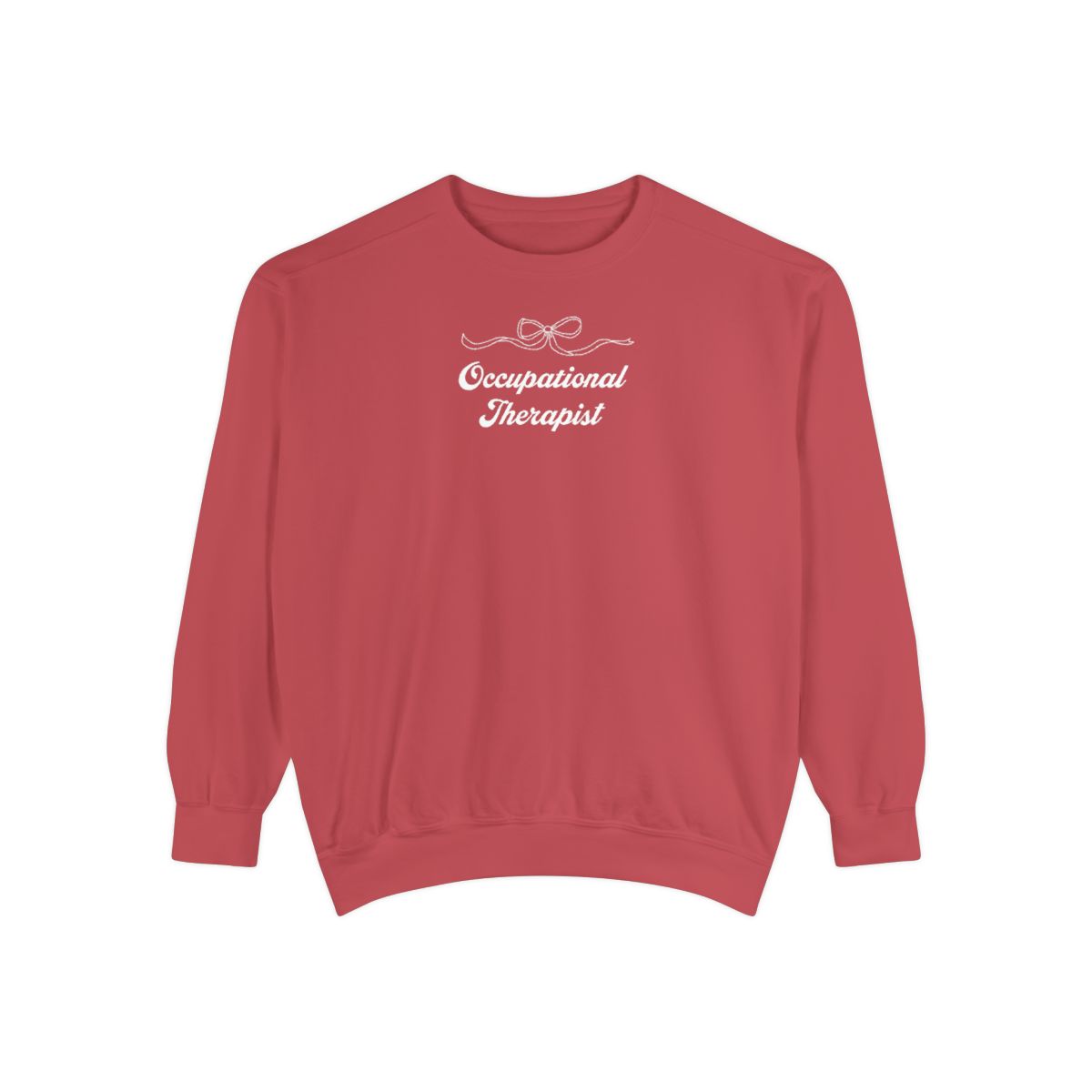 Occupational Therapist Crewneck Sweatshirt | Retro 70s, Coquette & More | Comfort Colors