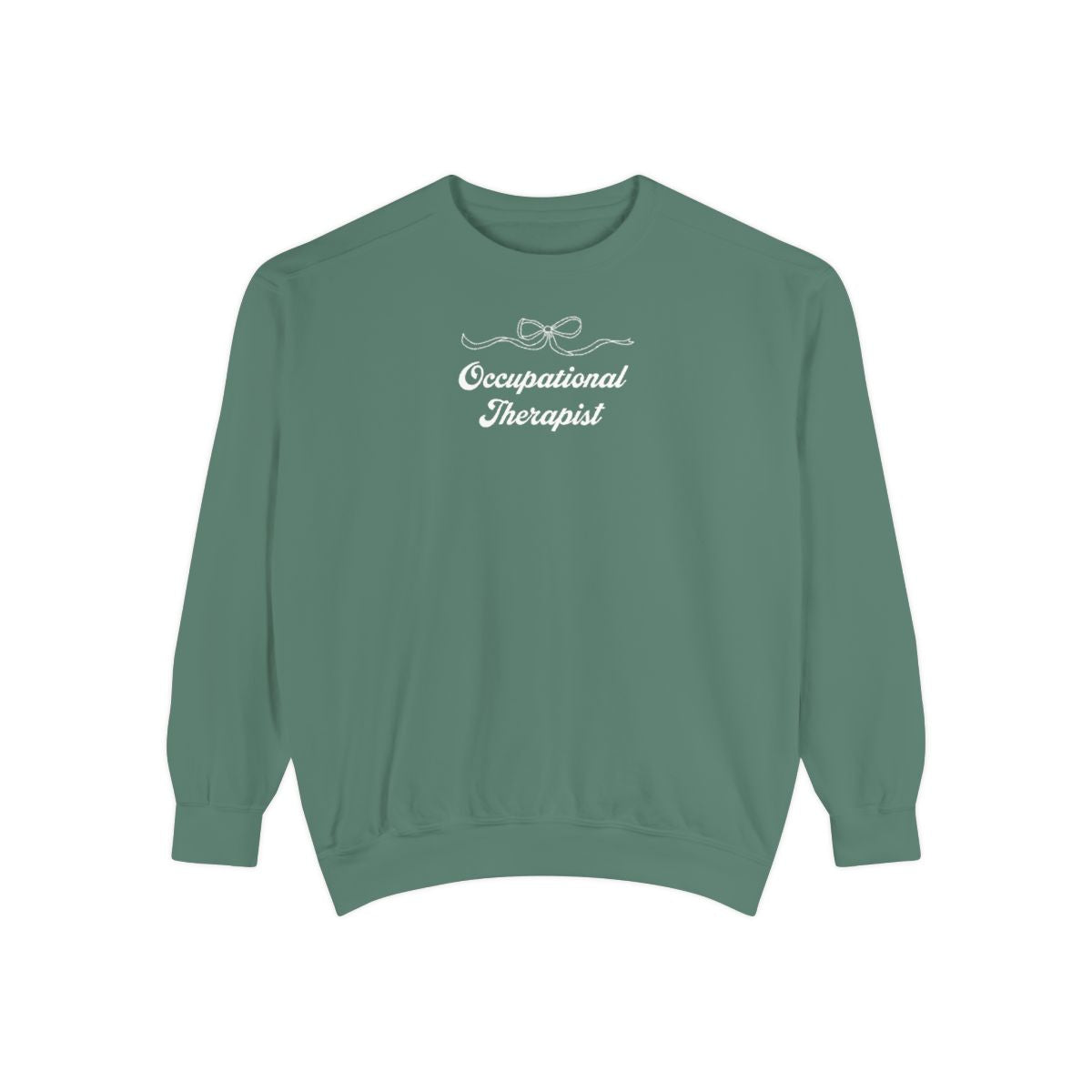 Occupational Therapist Crewneck Sweatshirt | Retro 70s, Coquette & More | Comfort Colors