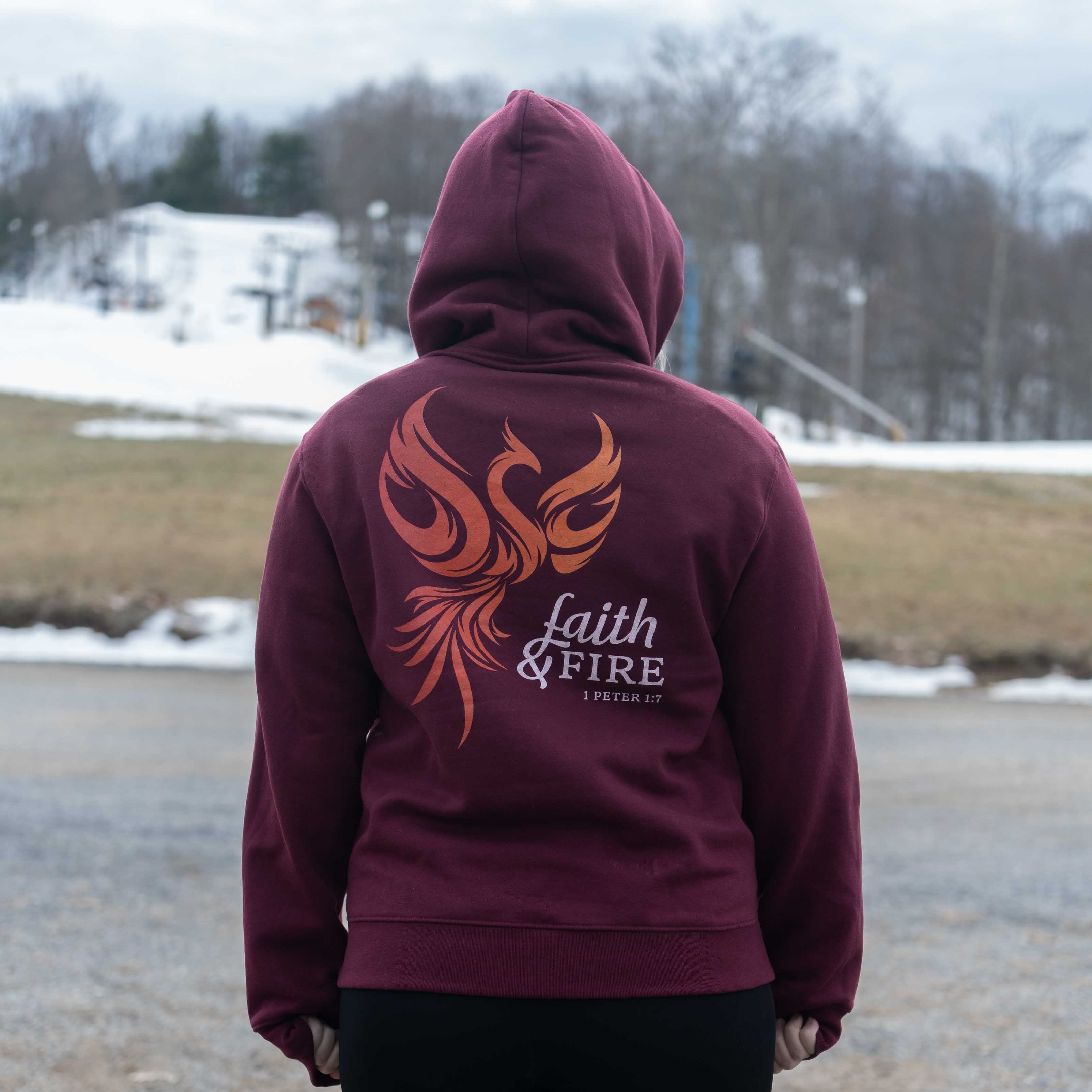 Faith & Fire heavyweight hoodie