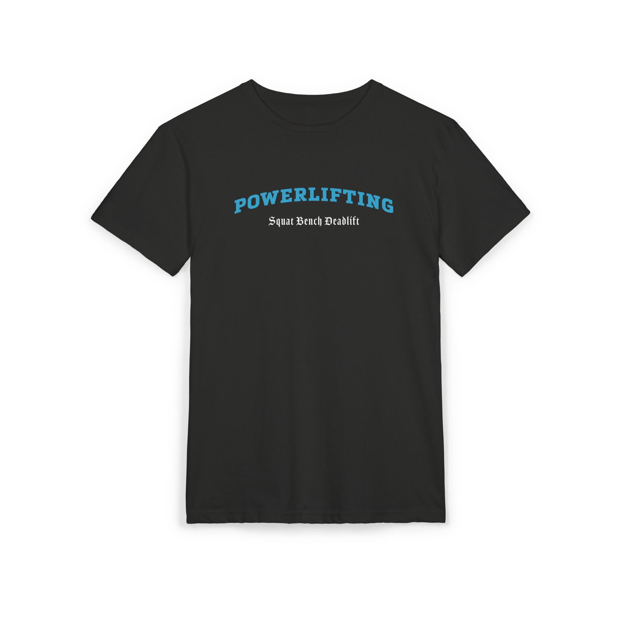 Powerlifting training tee shirt