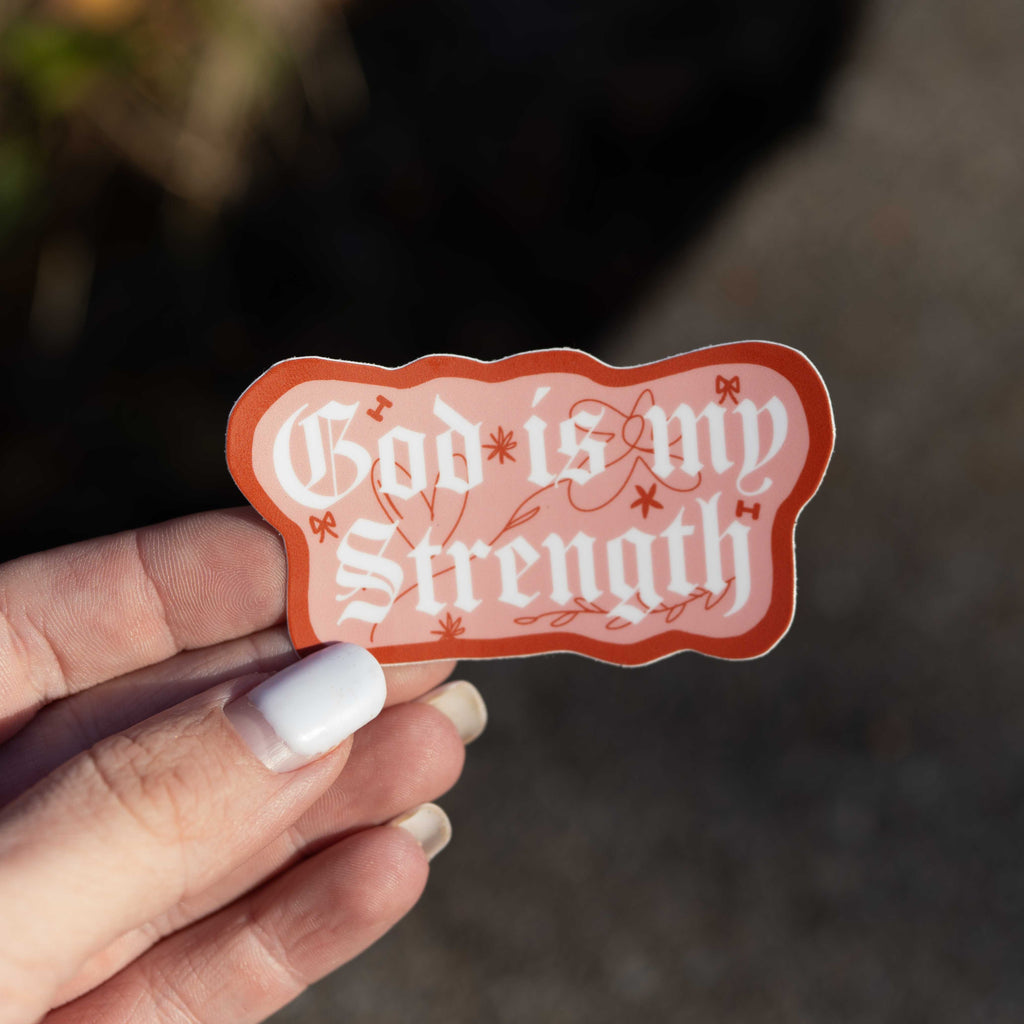 Unshaken Strength Stickers - Pack of 3