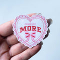 Made for More Coquette Heart Hand-Illustrated Sticker