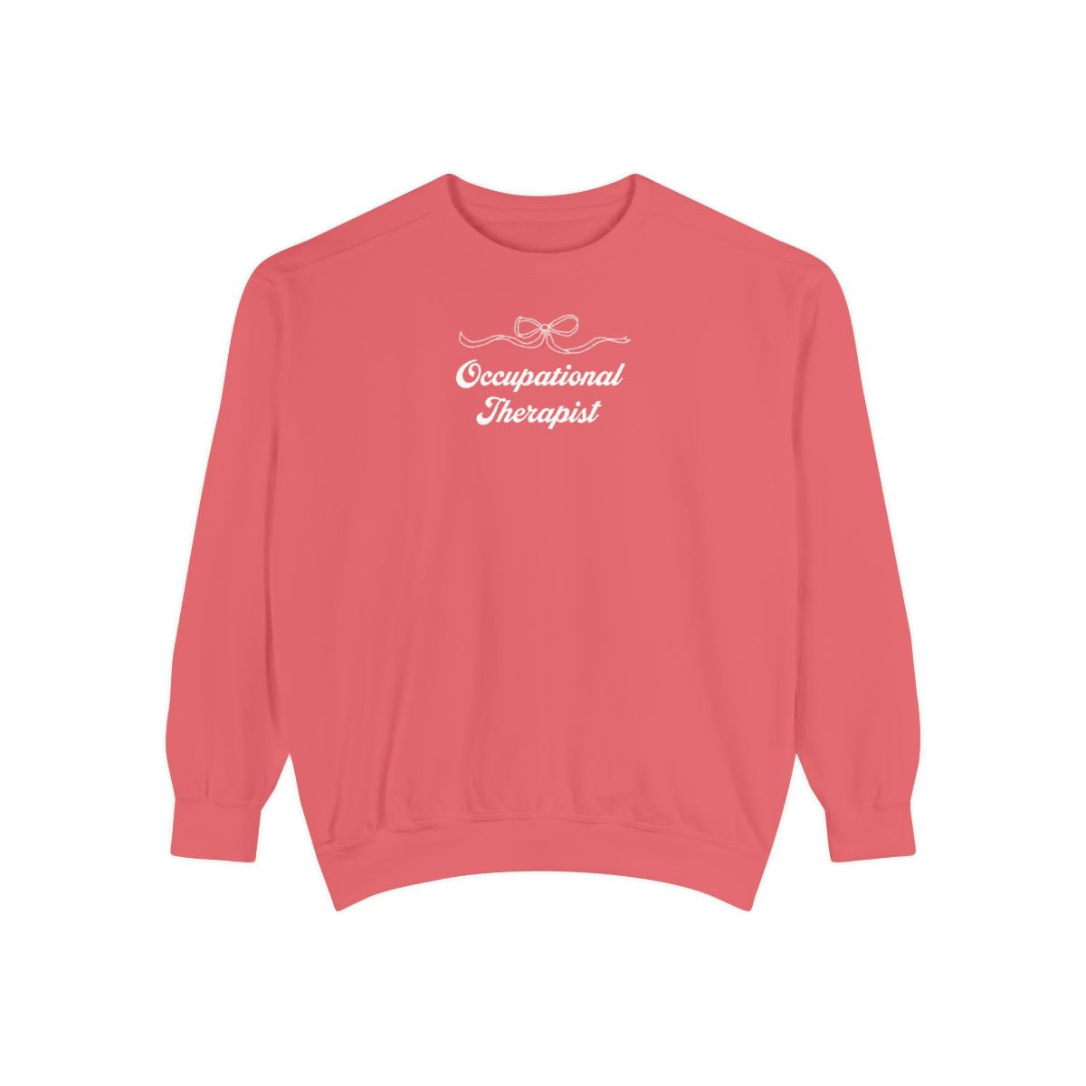 Occupational Therapist Crewneck Sweatshirt | Retro 70s, Coquette & More | Comfort Colors