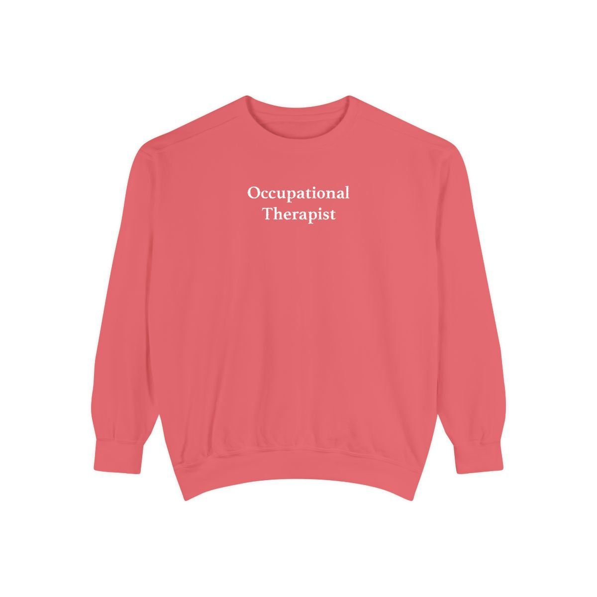 Occupational Therapist Crewneck Sweatshirt | Retro 70s, Coquette & More | Comfort Colors